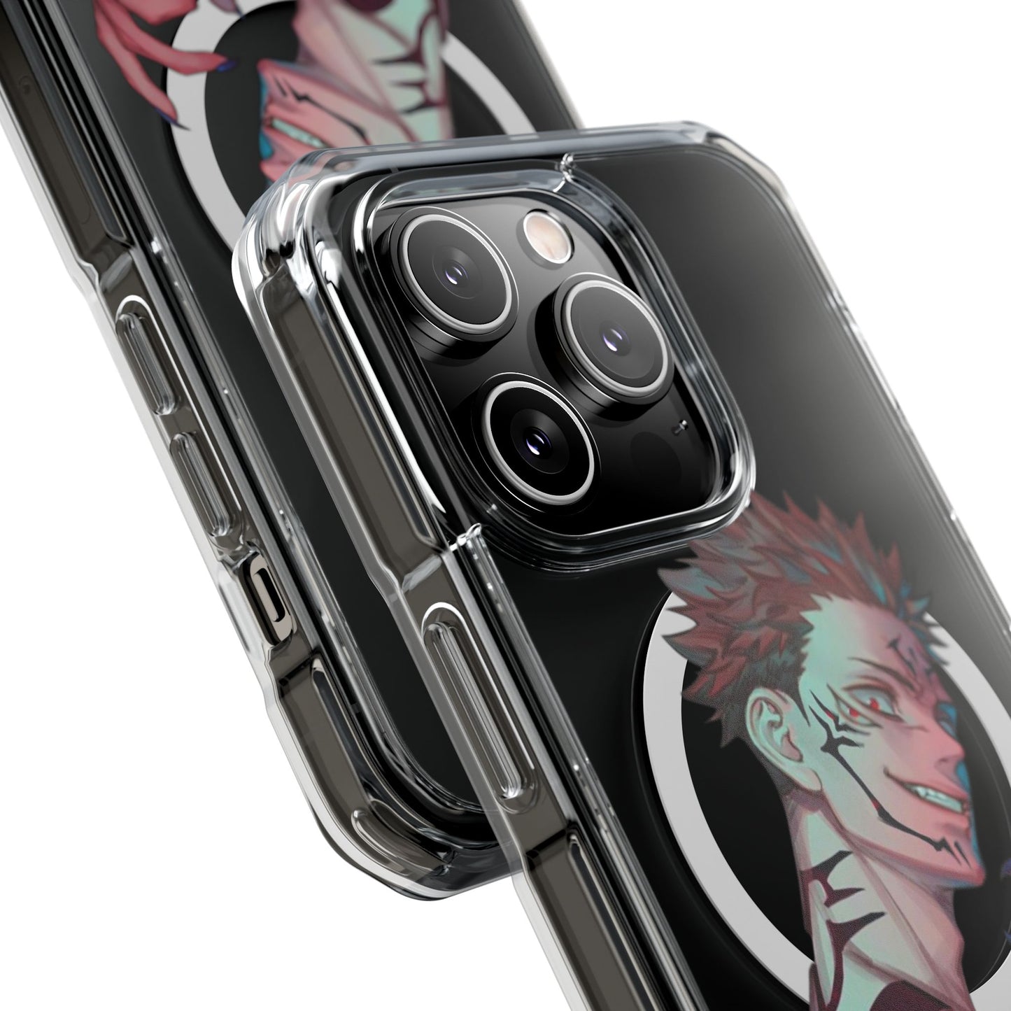 Vibrant Character Phone Case - A Unique Magnetic Clear Impact Case for Anime Lovers, Lightweight Protection, Gift for Friends, Stylish [...]