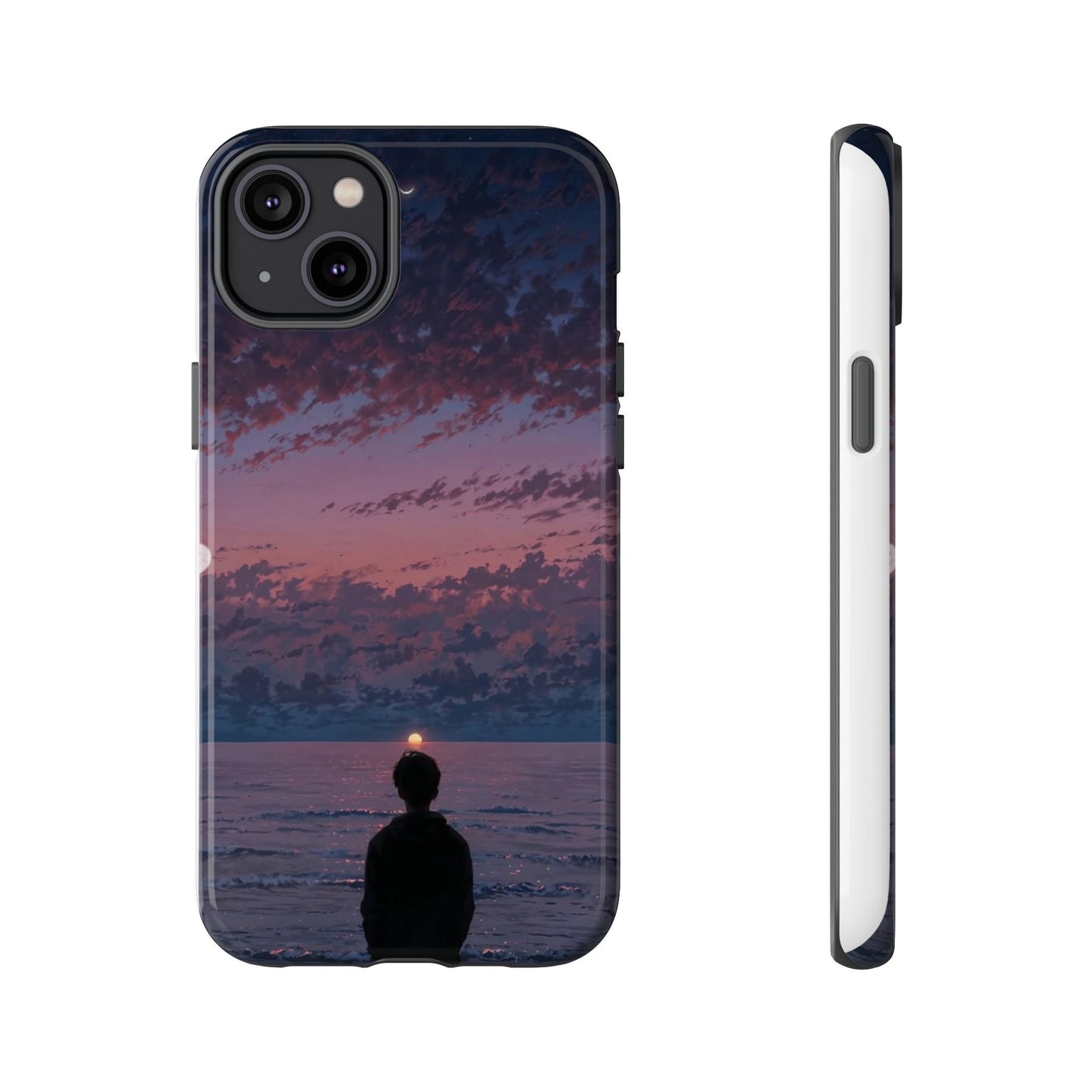 Sunset Ocean Phone Case, Tough Cases, Unique Cell Phone Cover, Artistic Phone Accessories, Gift for Her, Nature Inspired Case