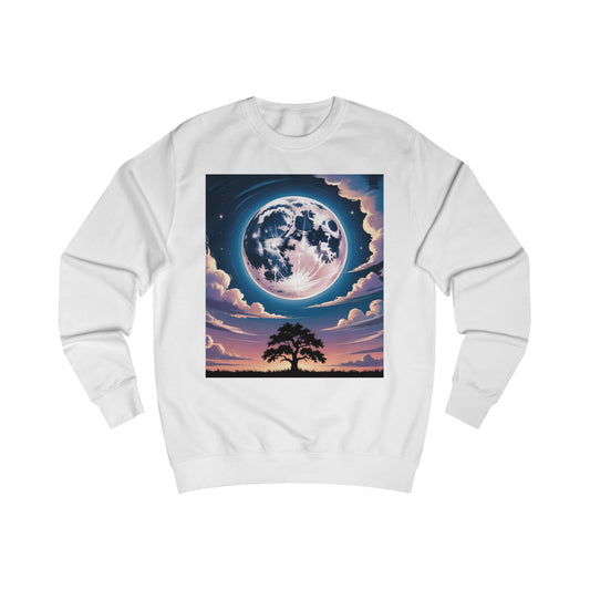Moonlit Inspiration Unisex Sweatshirt - Cozy Motivational Apparel for Dreamers, Perfect Gift, Night Sky Lover, Casual Wear