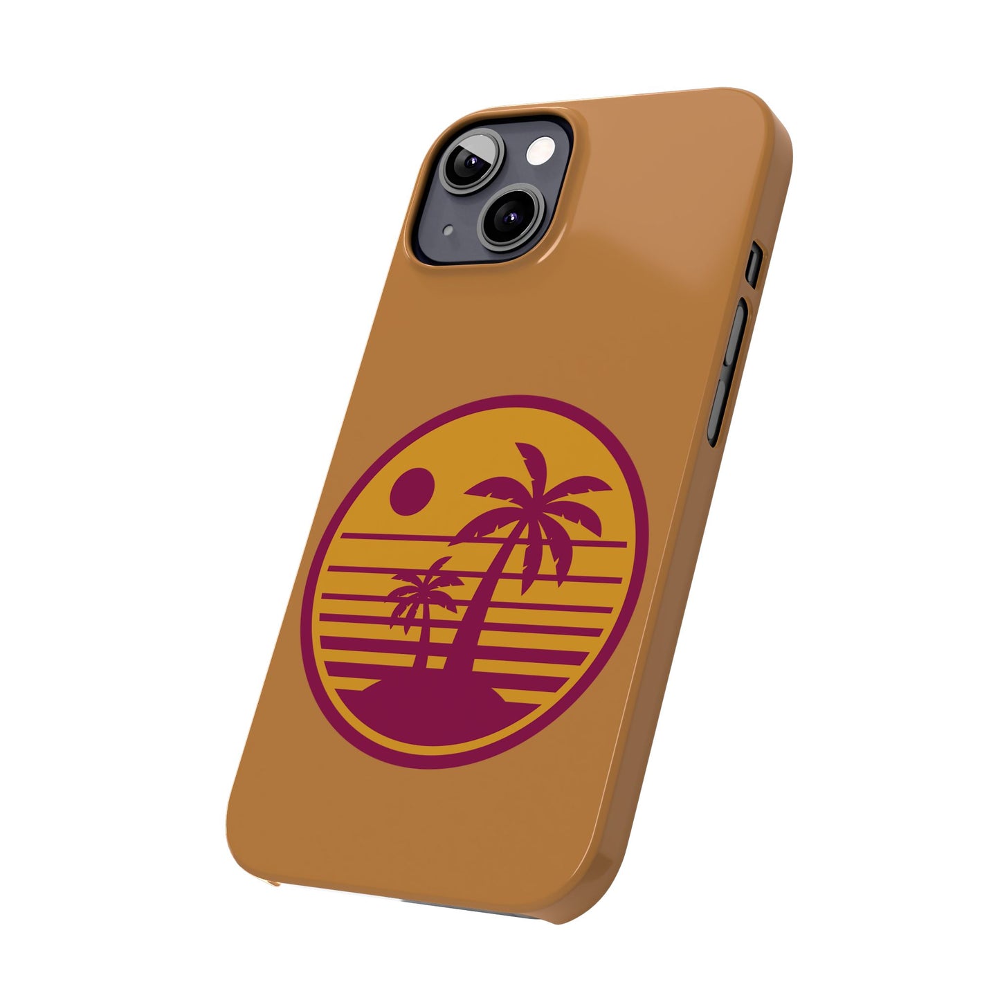 Retro Sunset Palm Tree Slim Phone Case, Summer Vibes, Beach Lover Gift, Tropical Phone Accessory, Perfect for Vacations, Travel and [...]