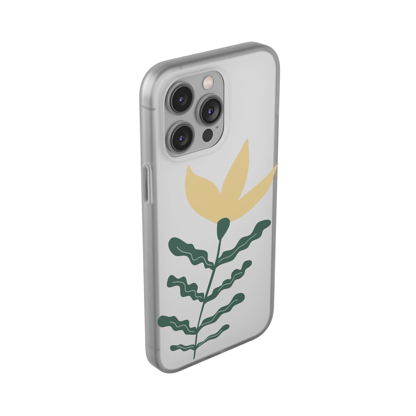Stylish Floral Flexi Cases, Phone Accessories, Gift Idea, Protective Case, Trendy Phone Cover, Spring Vibes