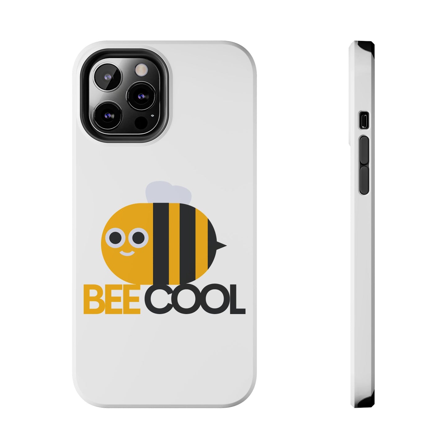 Bee Cool Tough Phone Case, Funny Phone Cover, Bee Lover Gift, Durable Phone Protector, Unique Bee Design