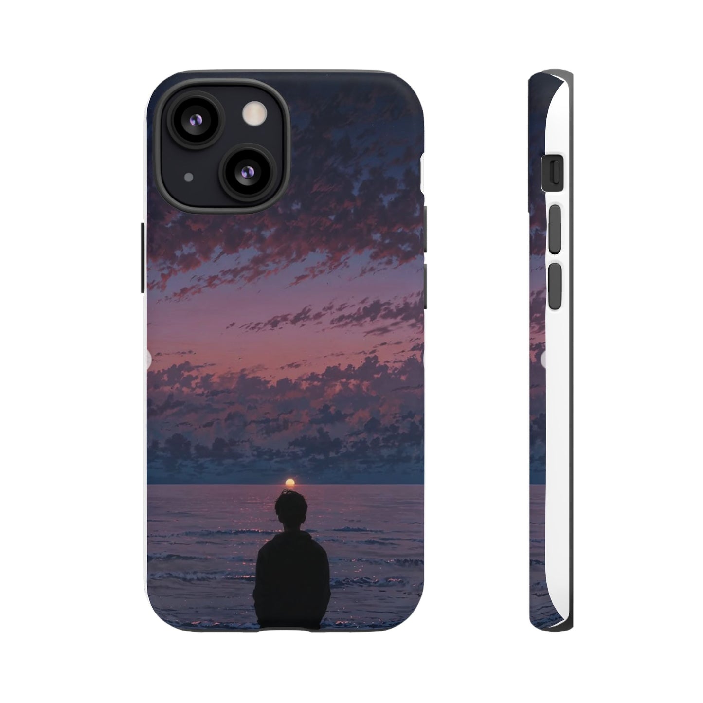 Sunset Ocean Phone Case, Tough Cases, Unique Cell Phone Cover, Artistic Phone Accessories, Gift for Her, Nature Inspired Case