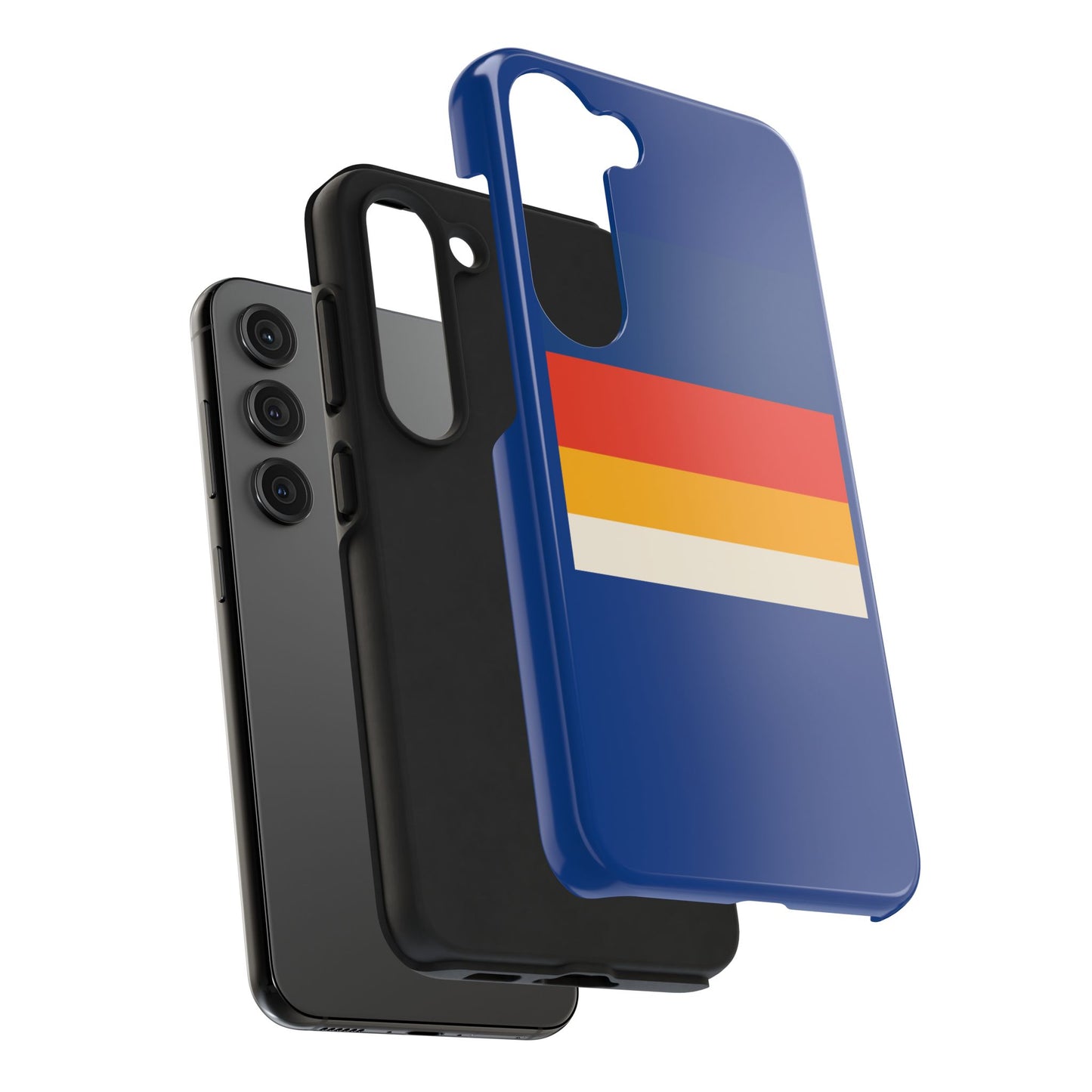 Colorful Tough Phone Cases - Bold Stripes, Durable Protection, Unique Gift for Tech Lovers, Customizable Phone Accessories, Everyday Use