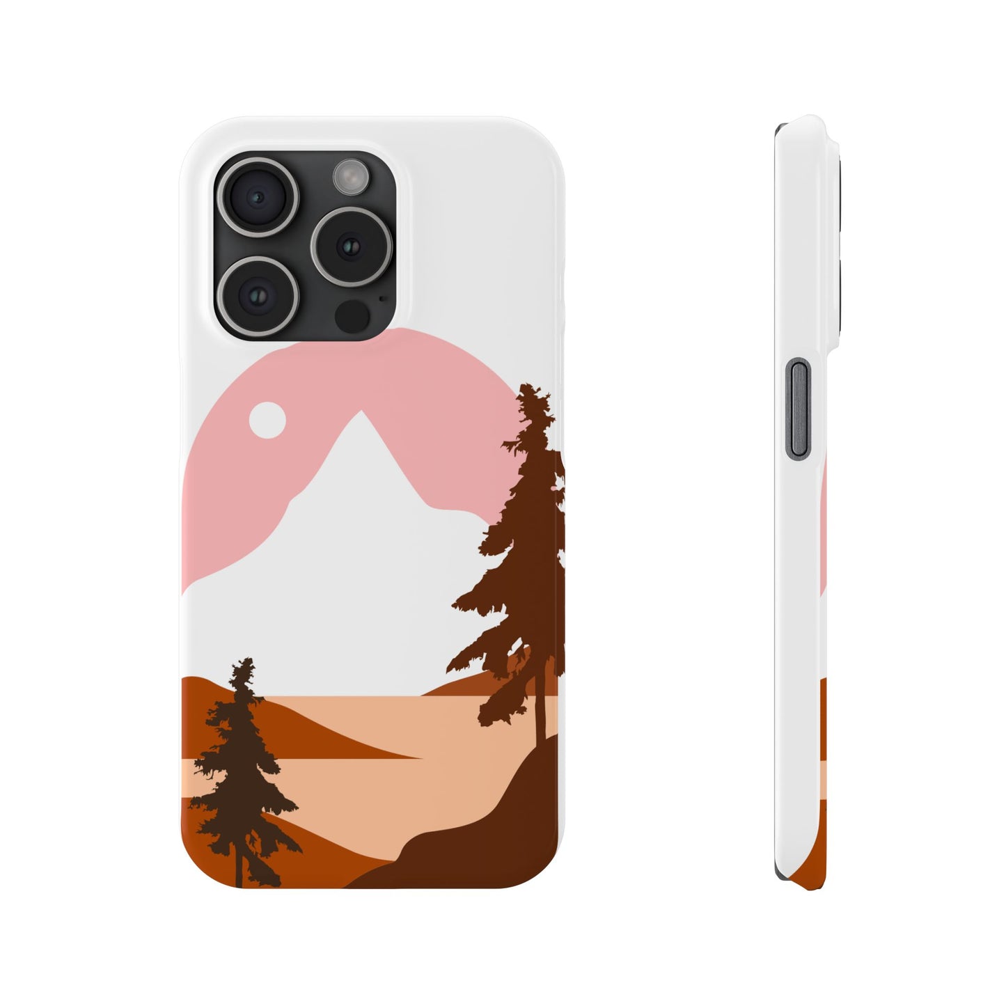 Stylish Mountain Landscape Slim Phone Case, Nature Lover Gift, Aesthetic Phone Cover, Adventure Travel Accessory, Minimalist Design [...]