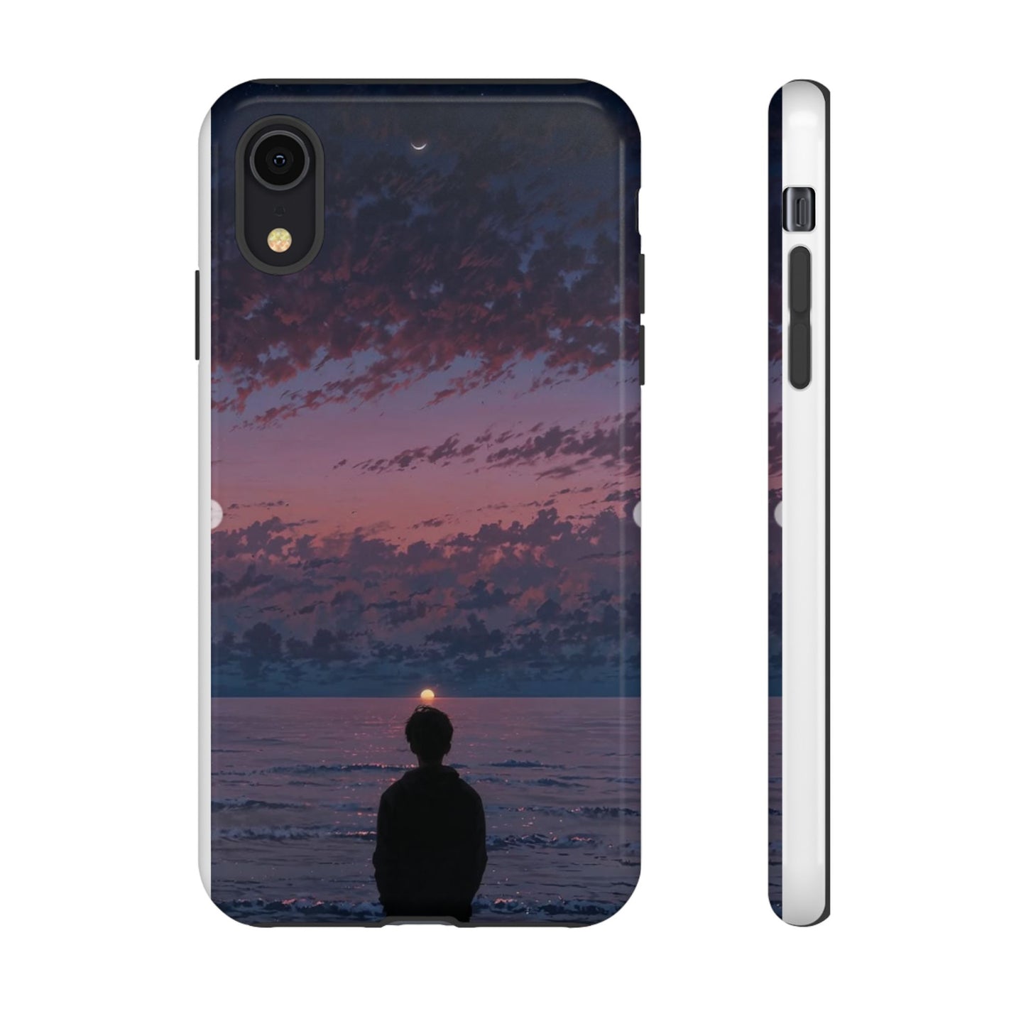 Sunset Ocean Phone Case, Tough Cases, Unique Cell Phone Cover, Artistic Phone Accessories, Gift for Her, Nature Inspired Case