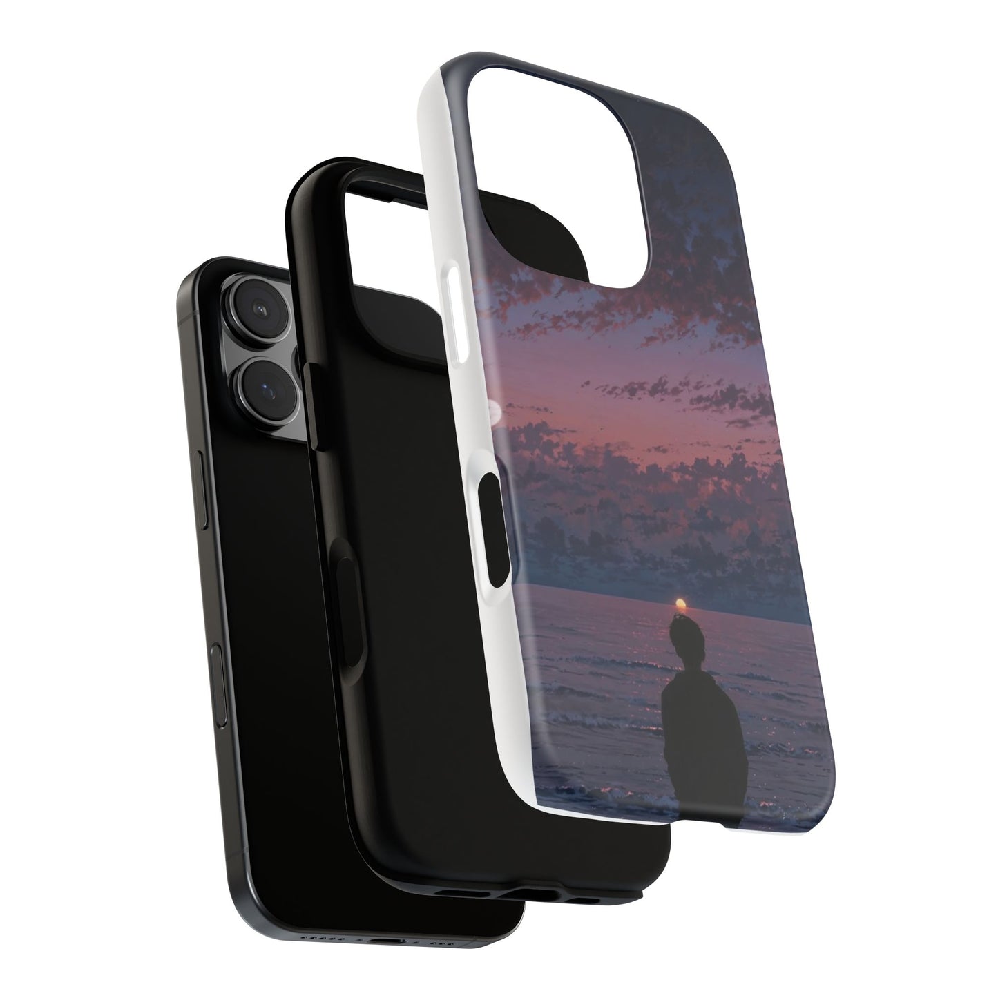 Sunset Ocean Phone Case, Tough Cases, Unique Cell Phone Cover, Artistic Phone Accessories, Gift for Her, Nature Inspired Case