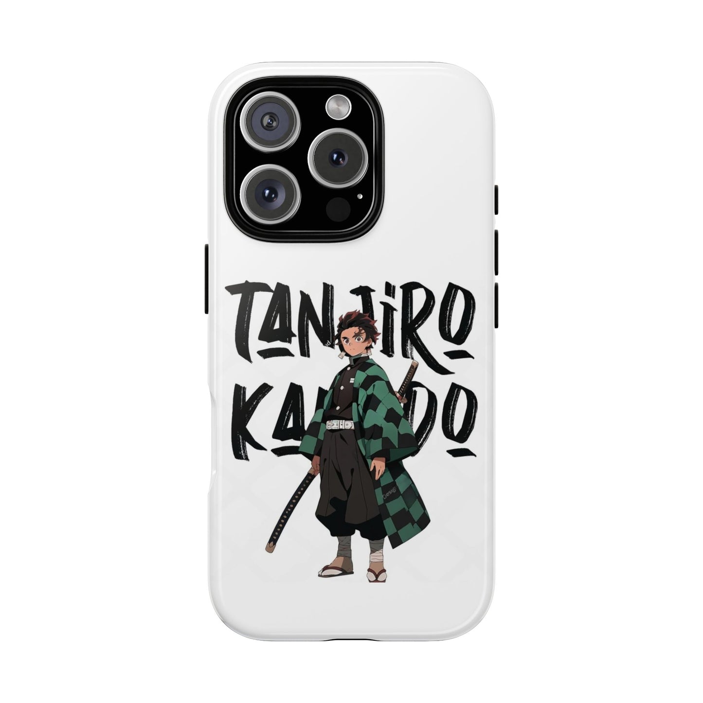 Demon Slayer Phone Case featuring Tanjiro Kamado | Tough Cases, Anime Phone Cover, Unique Gift for Fans, Mobile Accessory, Geeky Merchandise
