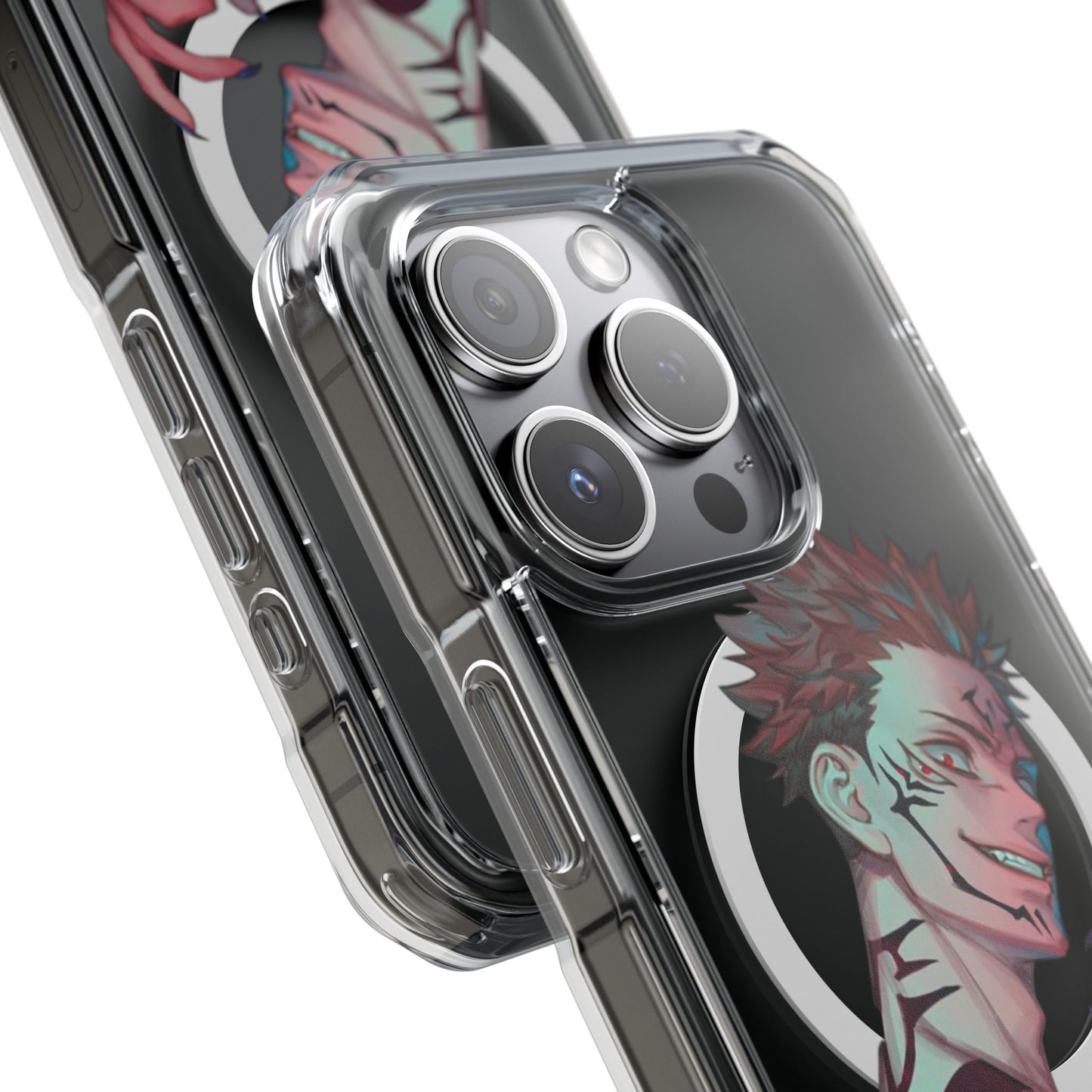 Vibrant Character Phone Case - A Unique Magnetic Clear Impact Case for Anime Lovers, Lightweight Protection, Gift for Friends, Stylish [...]