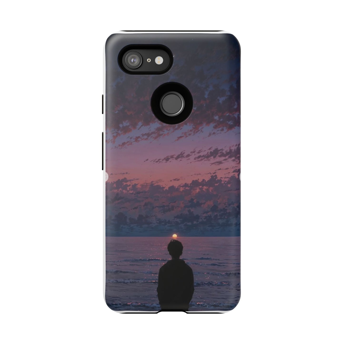 Sunset Ocean Phone Case, Tough Cases, Unique Cell Phone Cover, Artistic Phone Accessories, Gift for Her, Nature Inspired Case