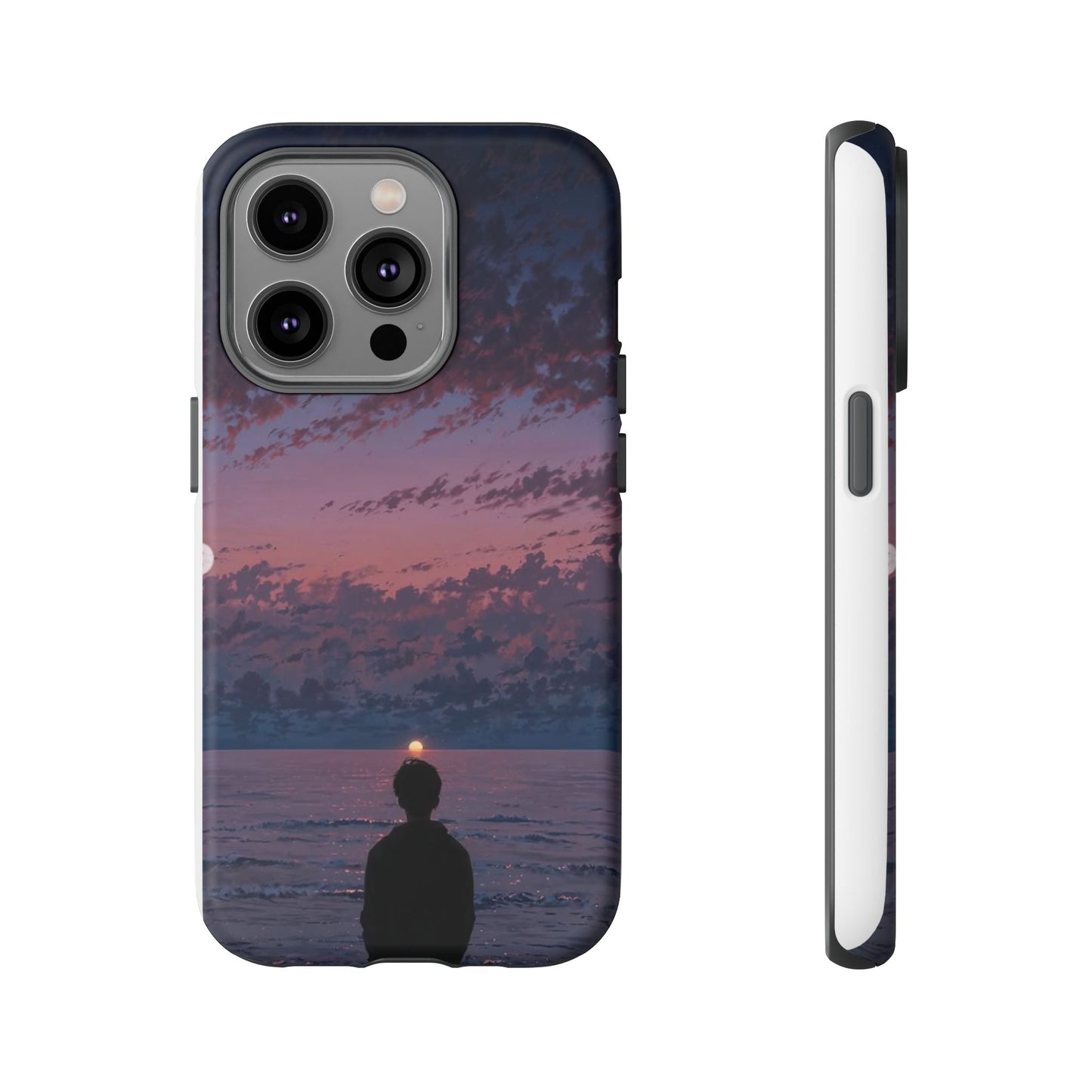 Sunset Ocean Phone Case, Tough Cases, Unique Cell Phone Cover, Artistic Phone Accessories, Gift for Her, Nature Inspired Case