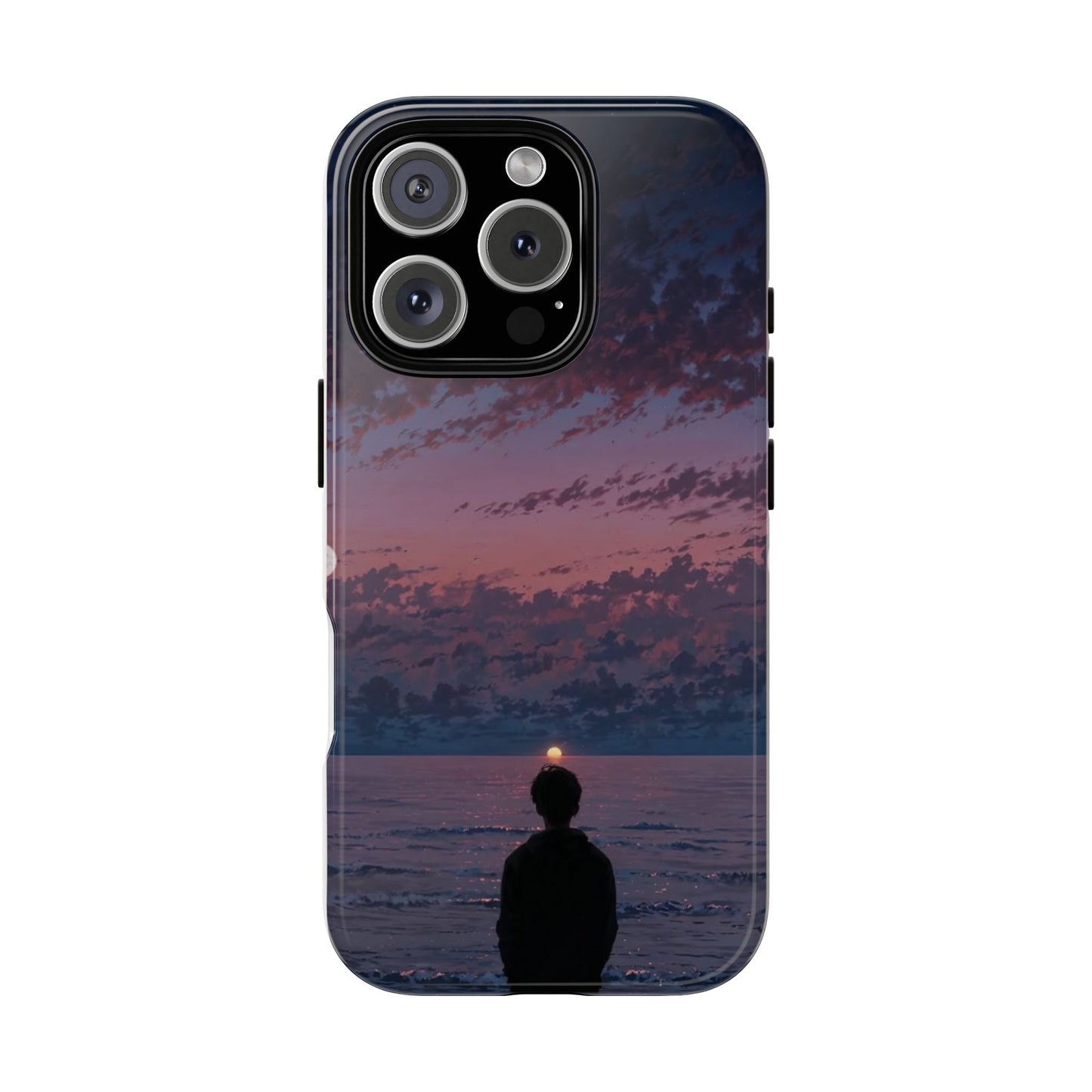 Sunset Ocean Phone Case, Tough Cases, Unique Cell Phone Cover, Artistic Phone Accessories, Gift for Her, Nature Inspired Case