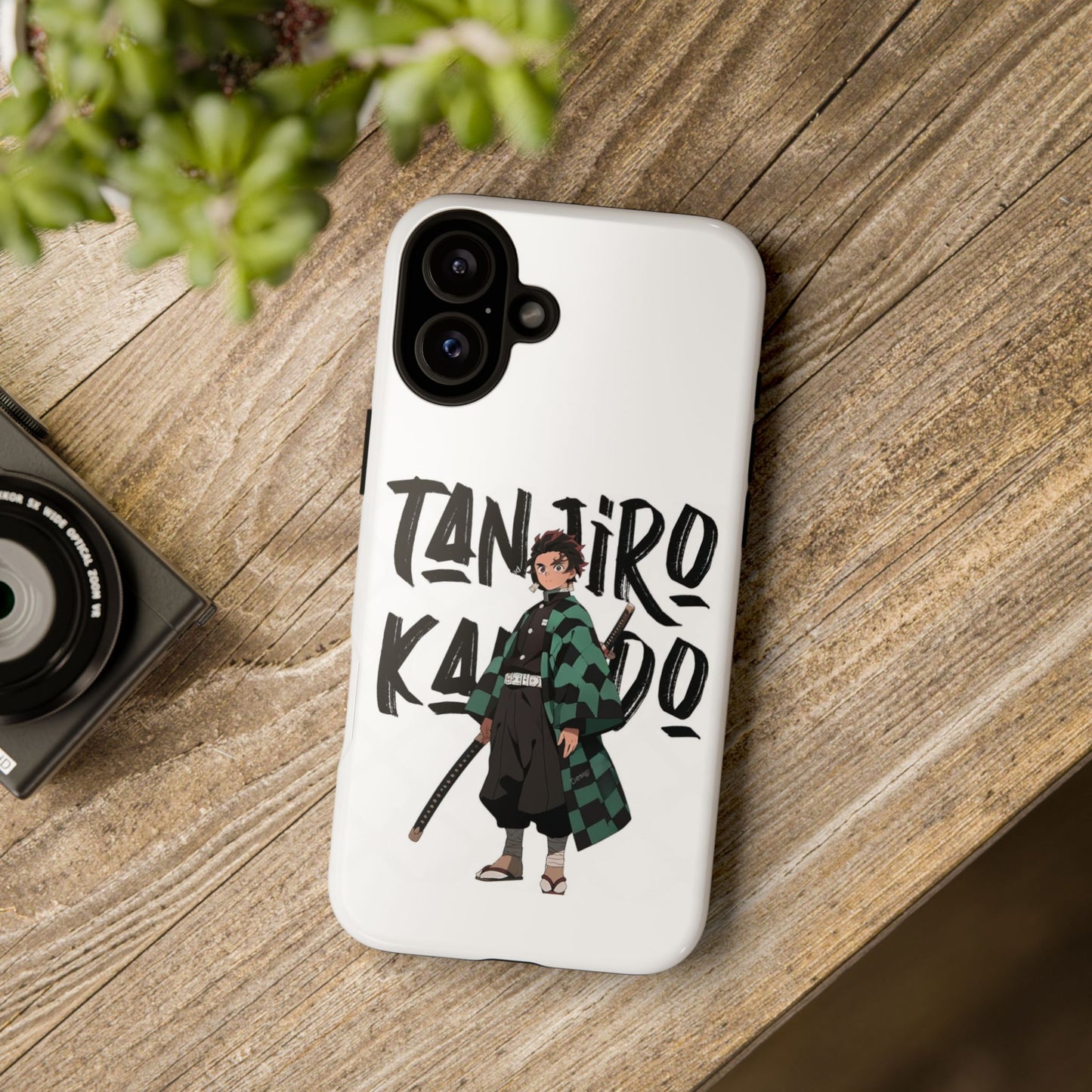 Demon Slayer Phone Case featuring Tanjiro Kamado | Tough Cases, Anime Phone Cover, Unique Gift for Fans, Mobile Accessory, Geeky Merchandise