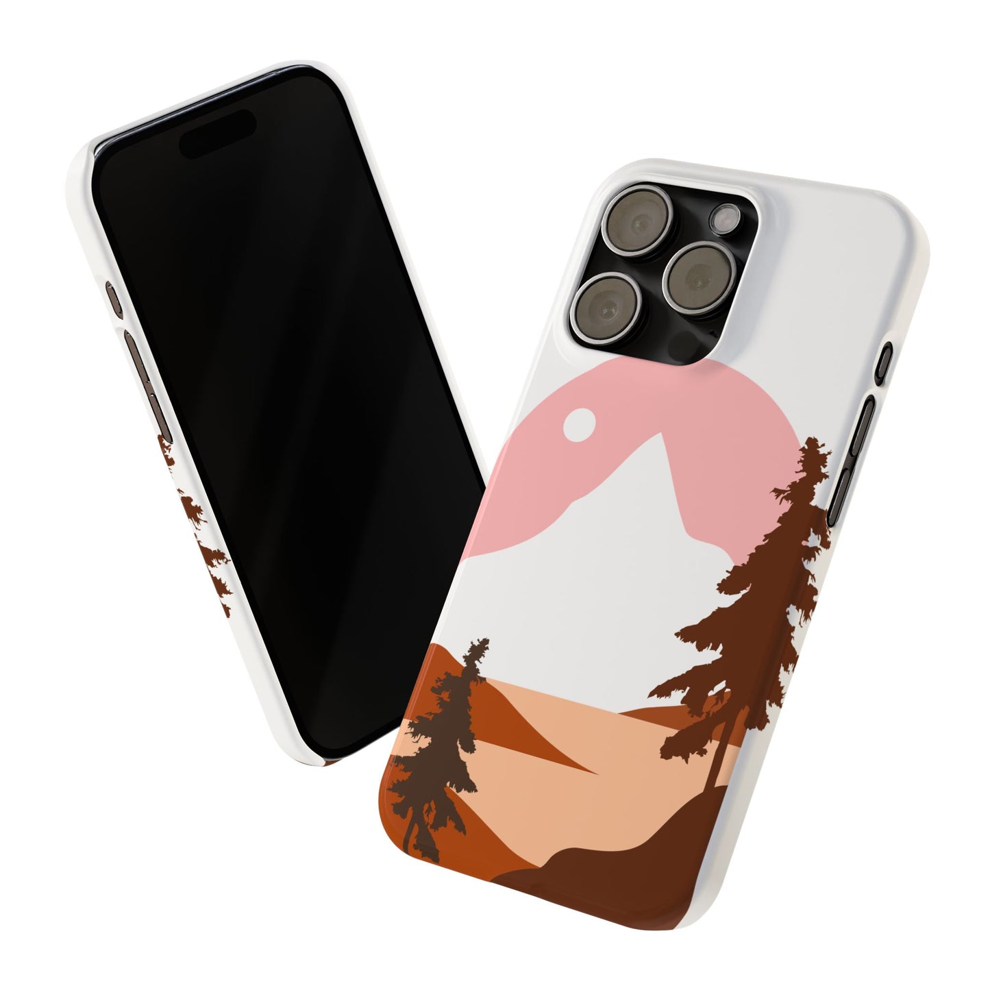 Stylish Mountain Landscape Slim Phone Case, Nature Lover Gift, Aesthetic Phone Cover, Adventure Travel Accessory, Minimalist Design [...]