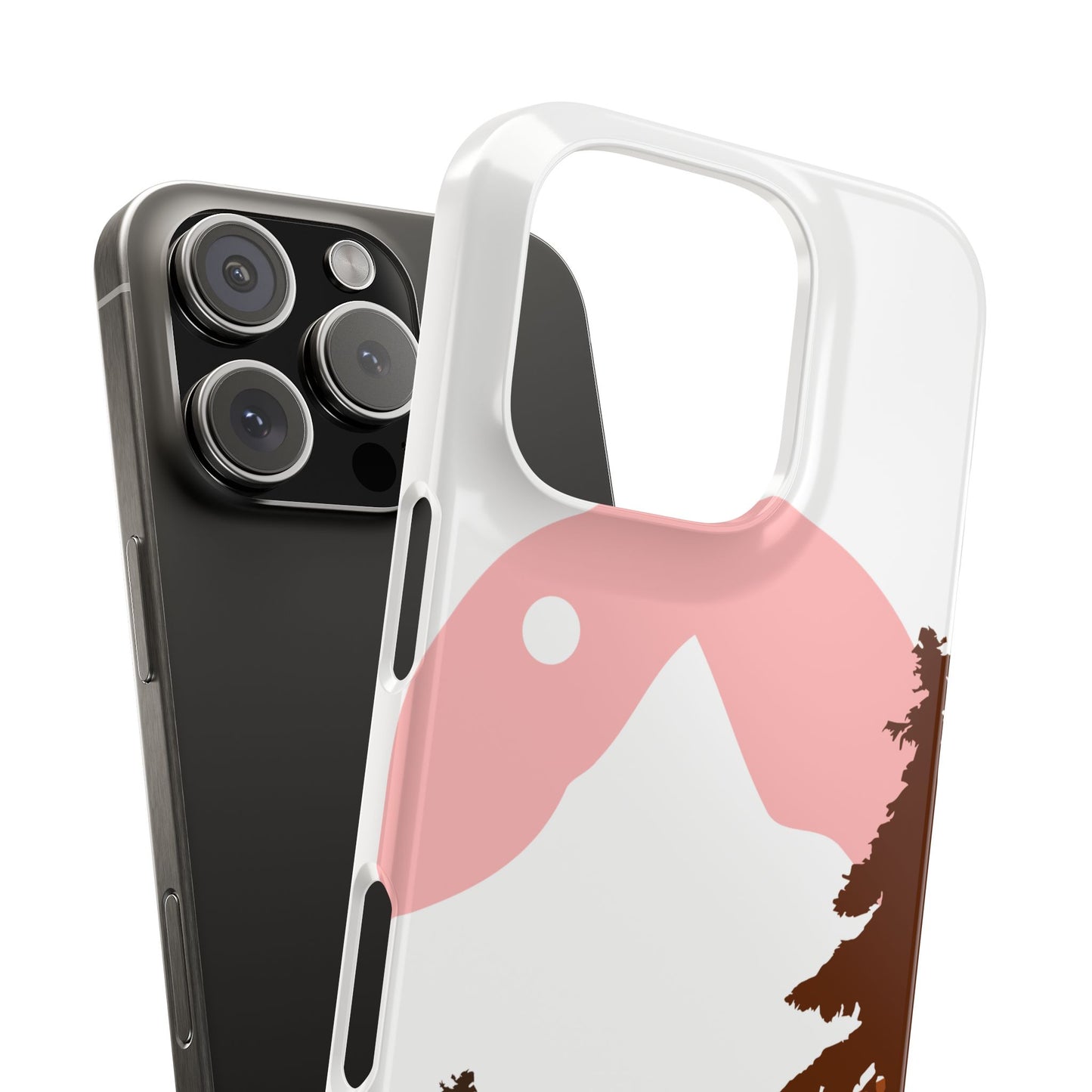 Stylish Mountain Landscape Slim Phone Case, Nature Lover Gift, Aesthetic Phone Cover, Adventure Travel Accessory, Minimalist Design [...]