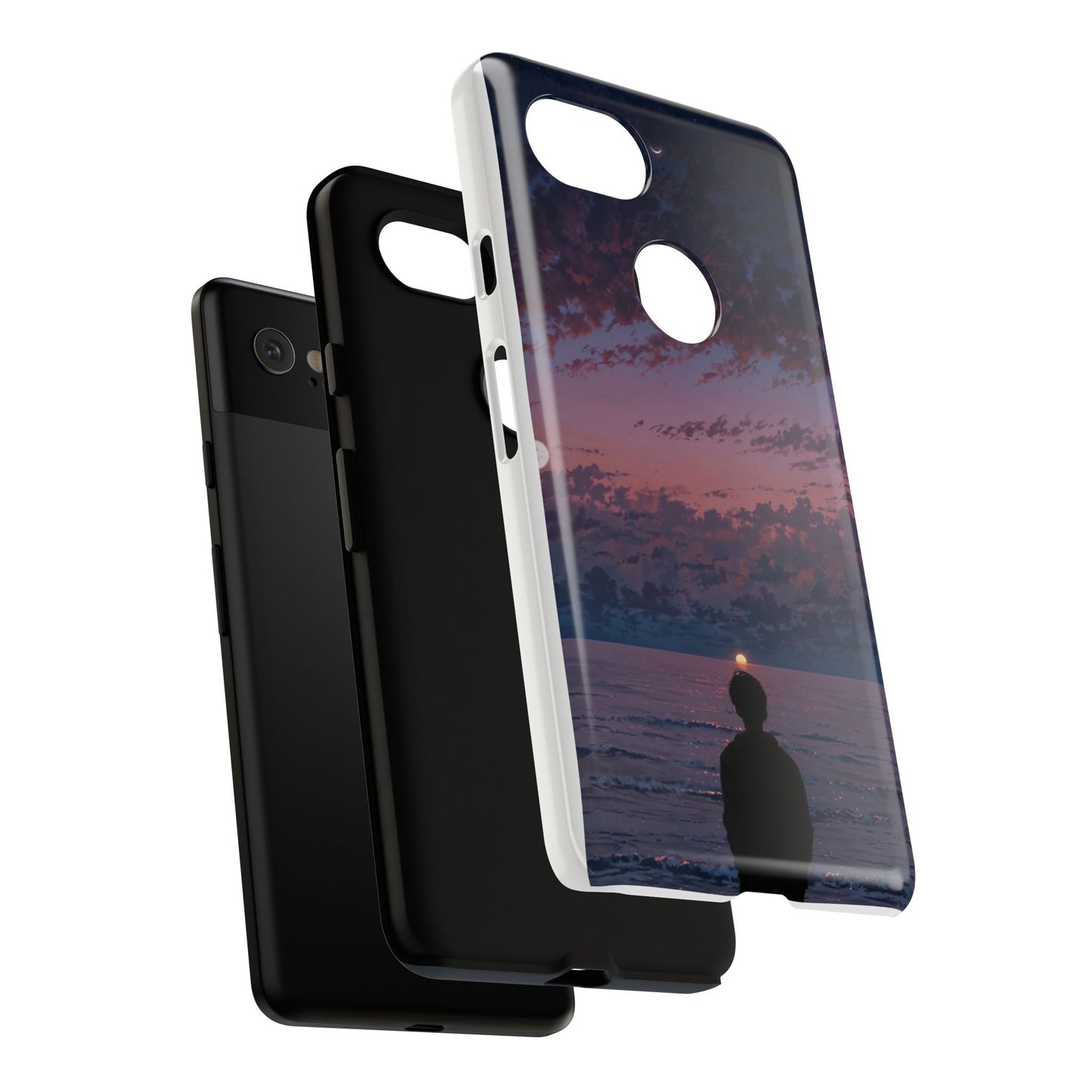Sunset Ocean Phone Case, Tough Cases, Unique Cell Phone Cover, Artistic Phone Accessories, Gift for Her, Nature Inspired Case