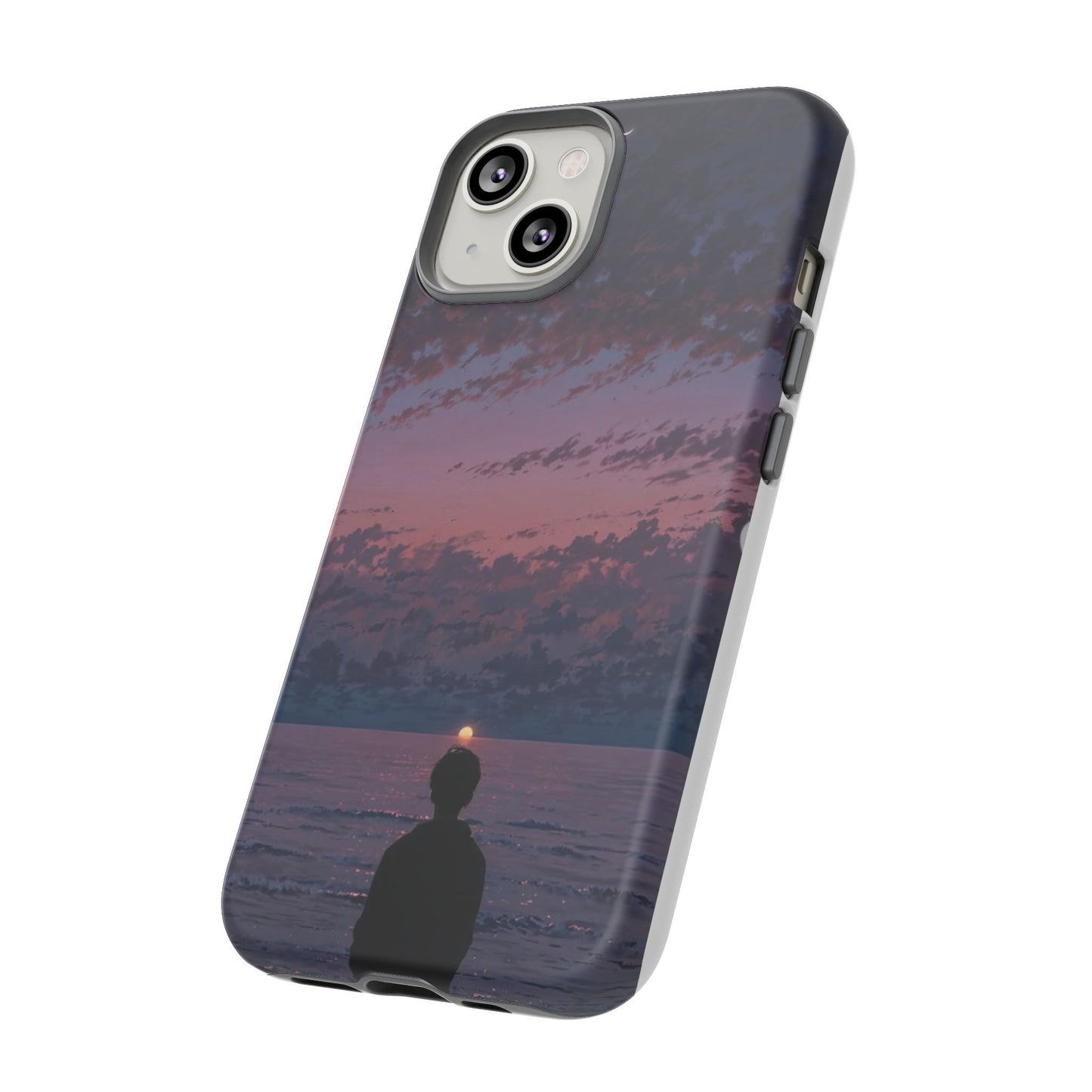 Sunset Ocean Phone Case, Tough Cases, Unique Cell Phone Cover, Artistic Phone Accessories, Gift for Her, Nature Inspired Case