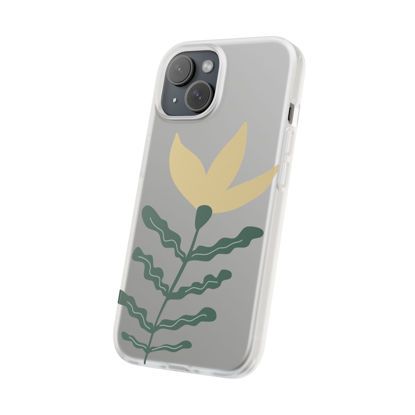 Stylish Floral Flexi Cases, Phone Accessories, Gift Idea, Protective Case, Trendy Phone Cover, Spring Vibes