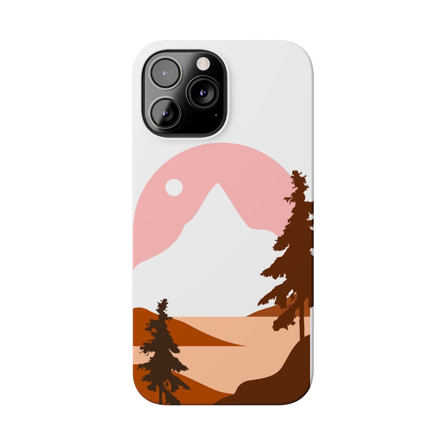 Stylish Mountain Landscape Slim Phone Case, Nature Lover Gift, Aesthetic Phone Cover, Adventure Travel Accessory, Minimalist Design [...]