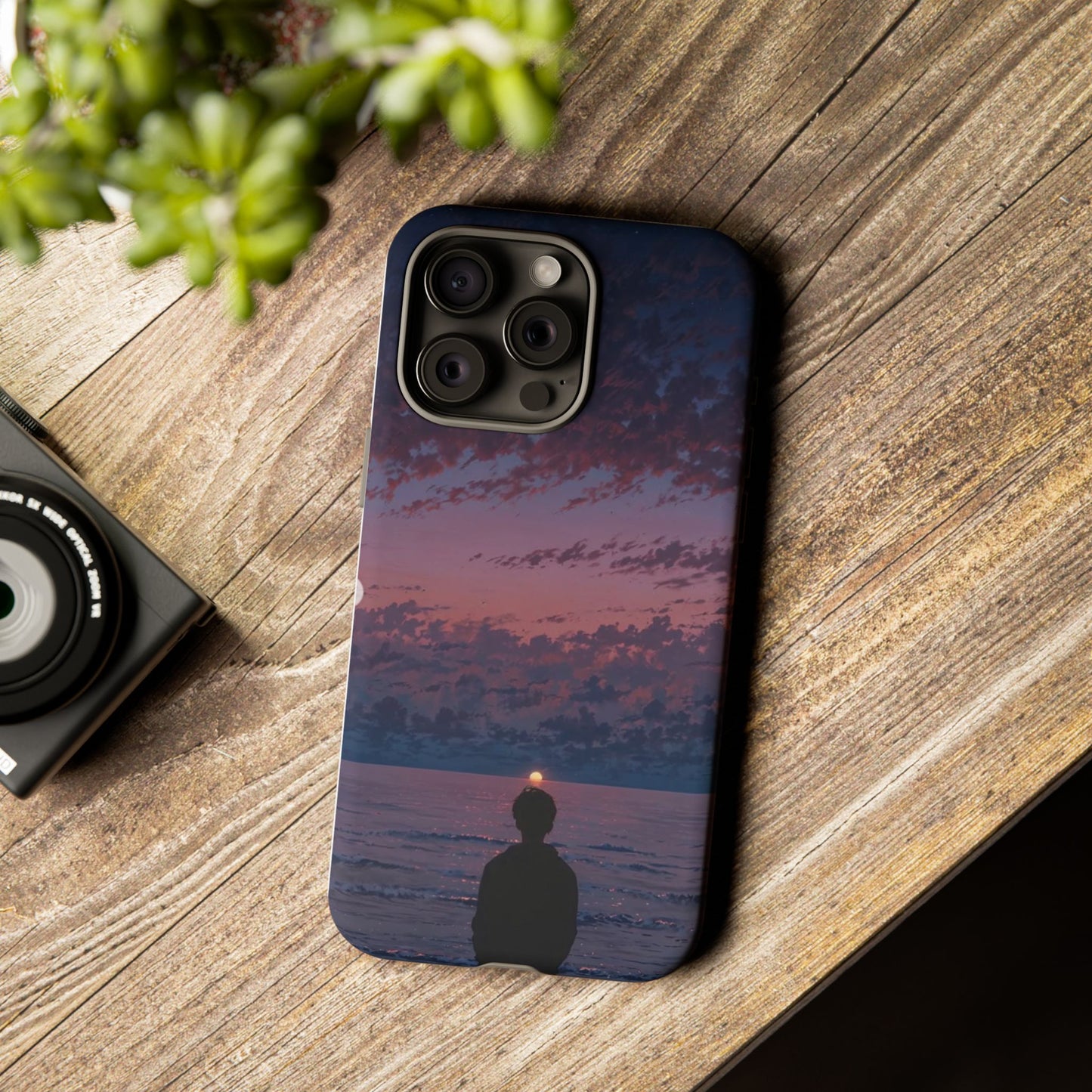 Sunset Ocean Phone Case, Tough Cases, Unique Cell Phone Cover, Artistic Phone Accessories, Gift for Her, Nature Inspired Case