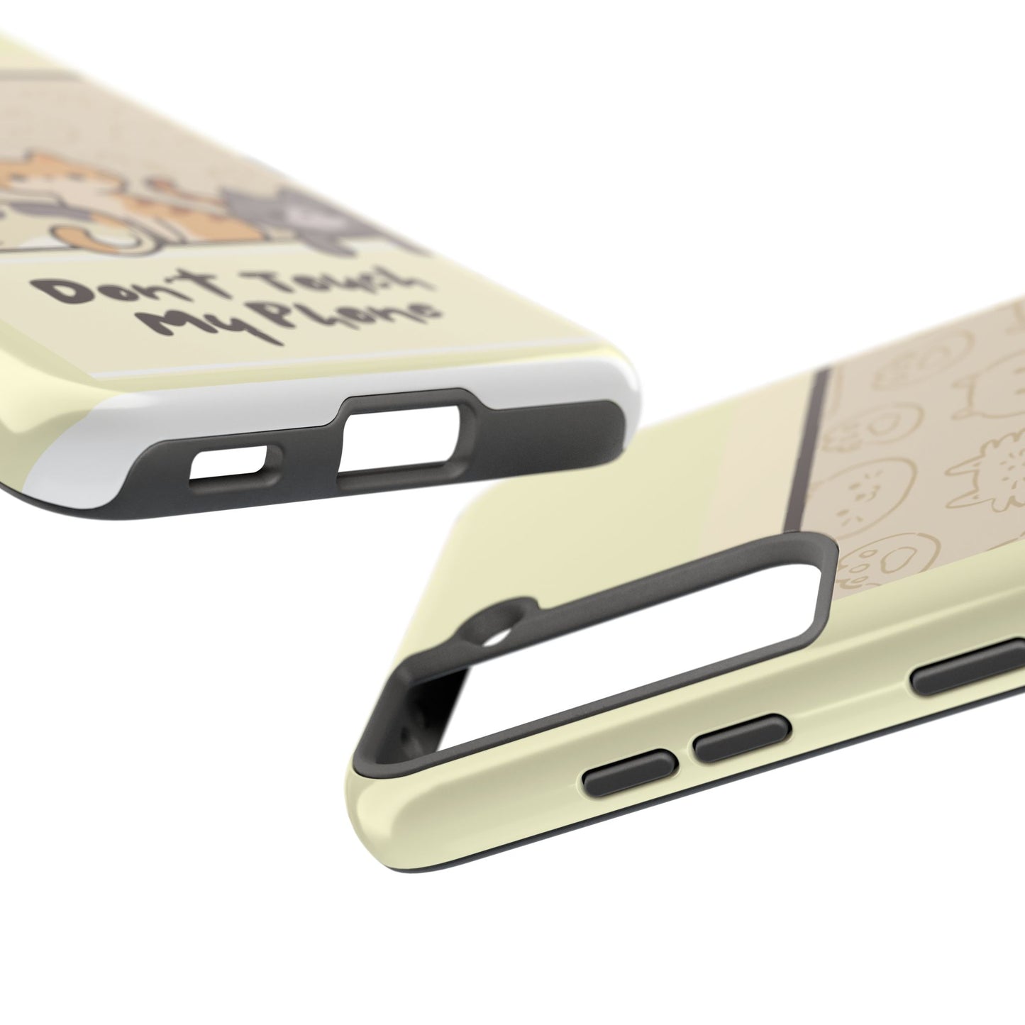 Cute Cat Phone Case - Don't Touch My Phone, Gift for Cat Lovers, Kawaii Accessories, Fun Tech Protection, Pet Lover Gifts