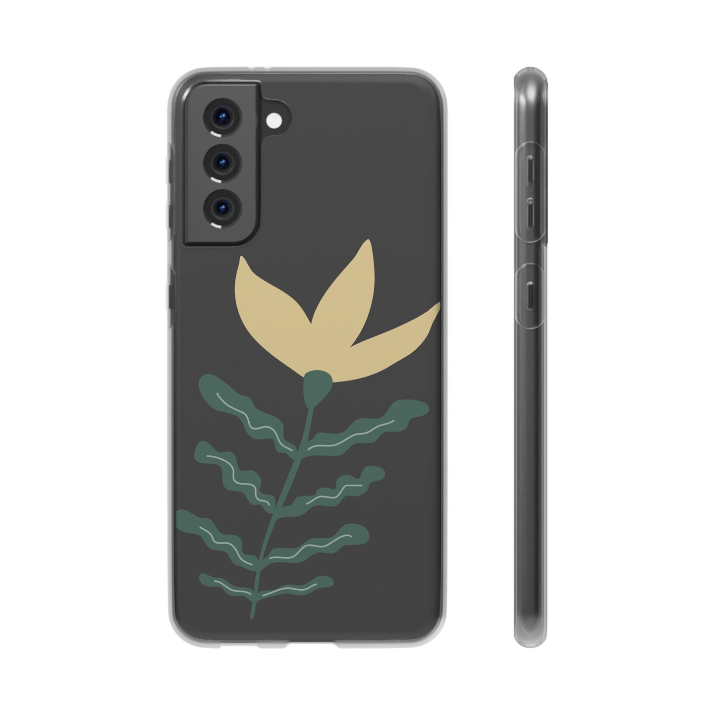 Stylish Floral Flexi Cases, Phone Accessories, Gift Idea, Protective Case, Trendy Phone Cover, Spring Vibes