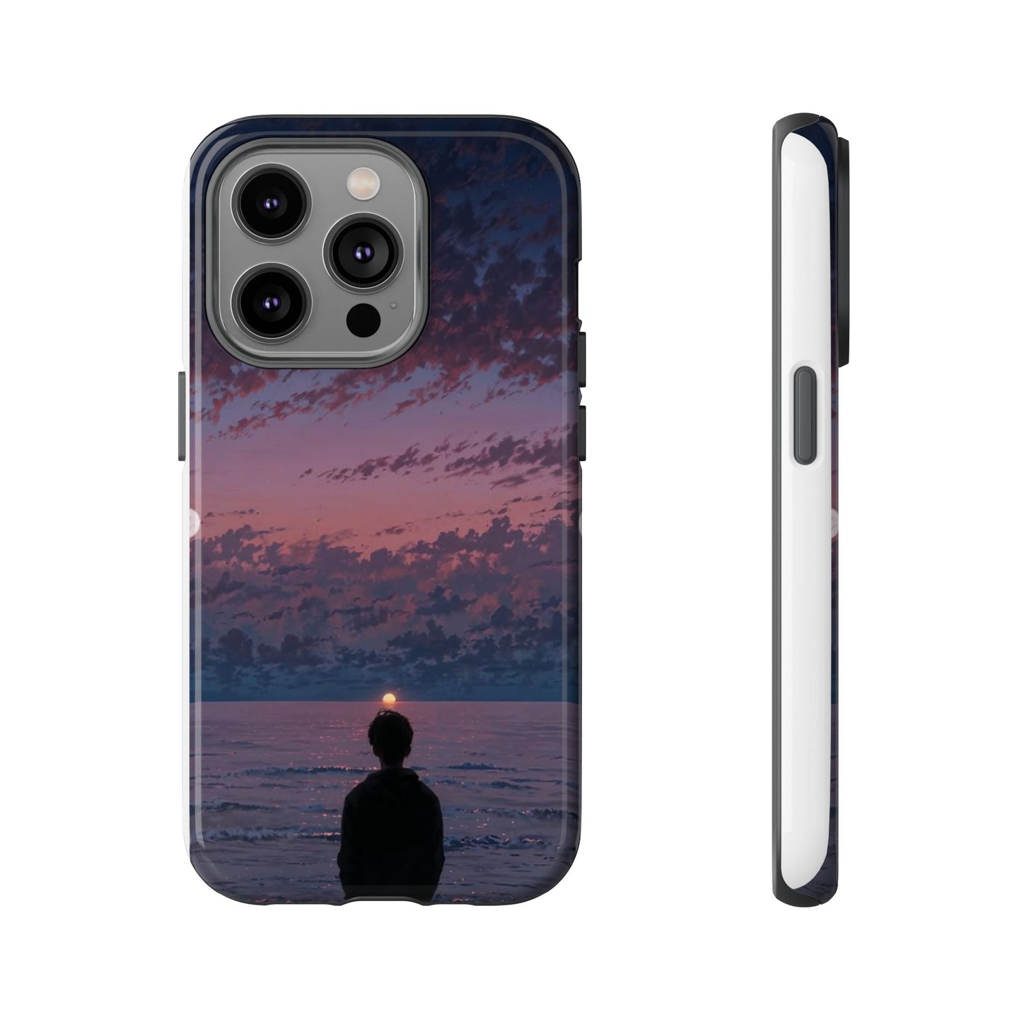 Sunset Ocean Phone Case, Tough Cases, Unique Cell Phone Cover, Artistic Phone Accessories, Gift for Her, Nature Inspired Case