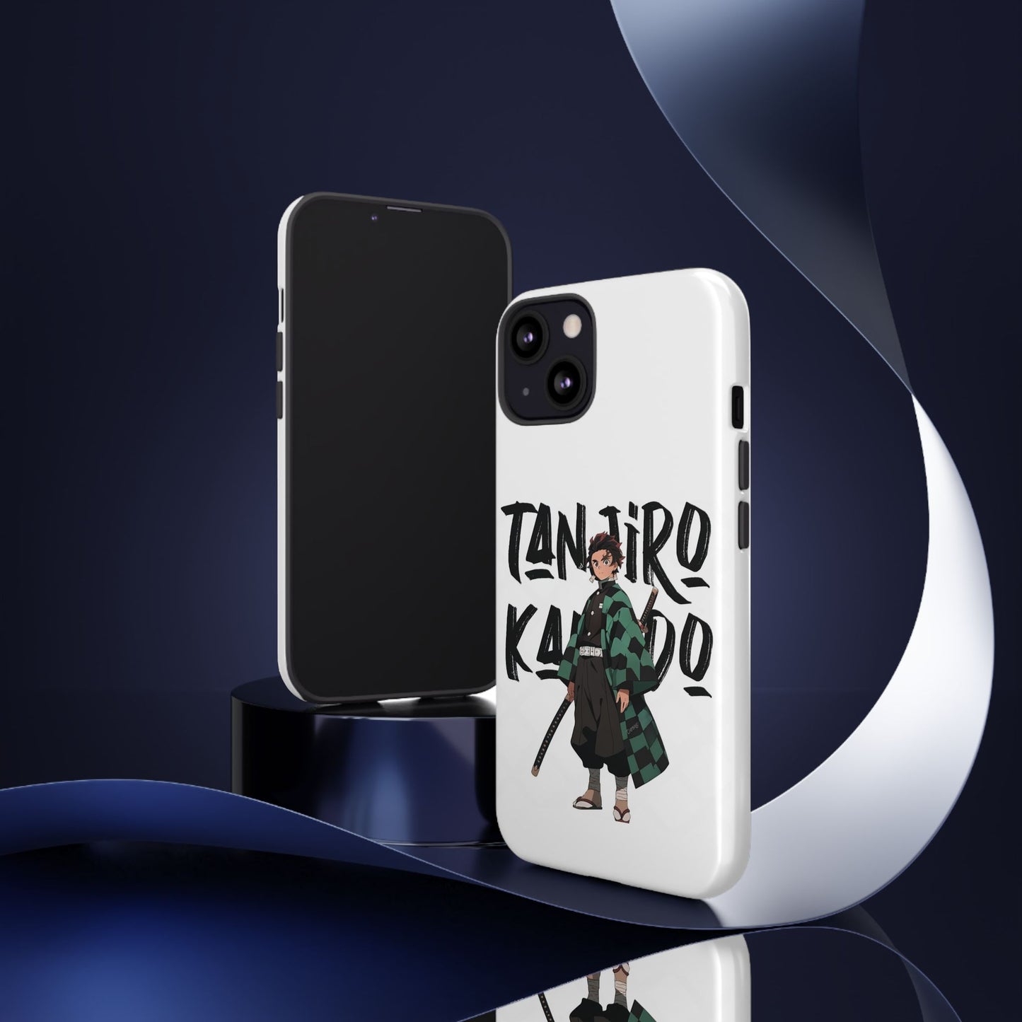 Demon Slayer Phone Case featuring Tanjiro Kamado | Tough Cases, Anime Phone Cover, Unique Gift for Fans, Mobile Accessory, Geeky Merchandise