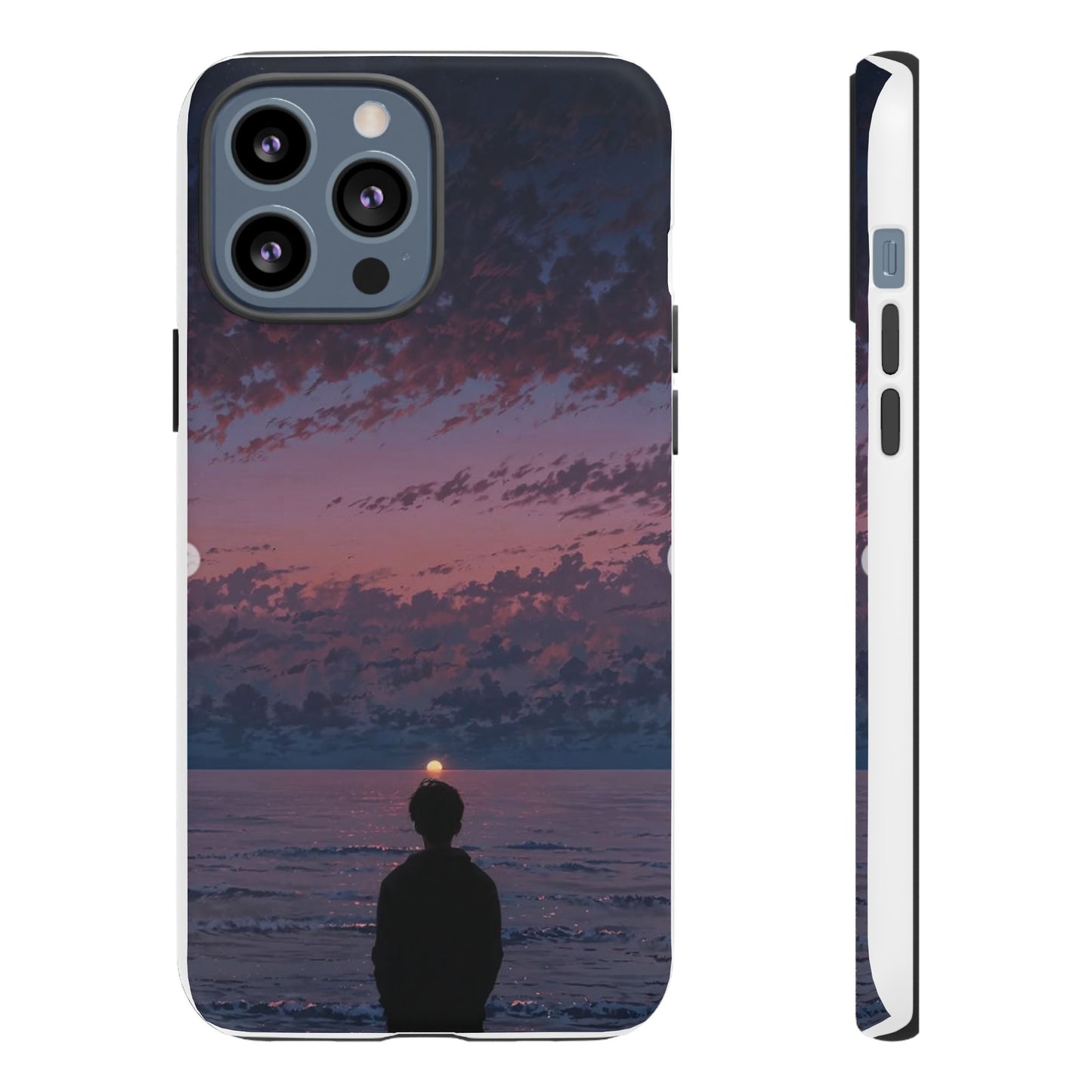 Sunset Ocean Phone Case, Tough Cases, Unique Cell Phone Cover, Artistic Phone Accessories, Gift for Her, Nature Inspired Case