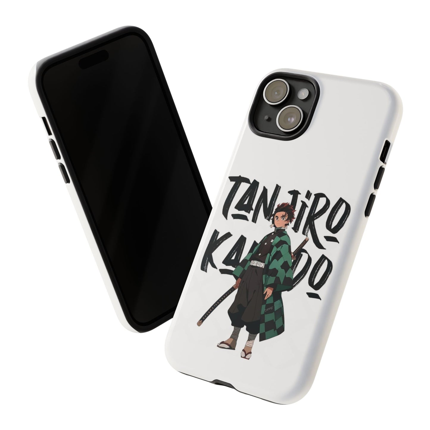 Demon Slayer Phone Case featuring Tanjiro Kamado | Tough Cases, Anime Phone Cover, Unique Gift for Fans, Mobile Accessory, Geeky Merchandise