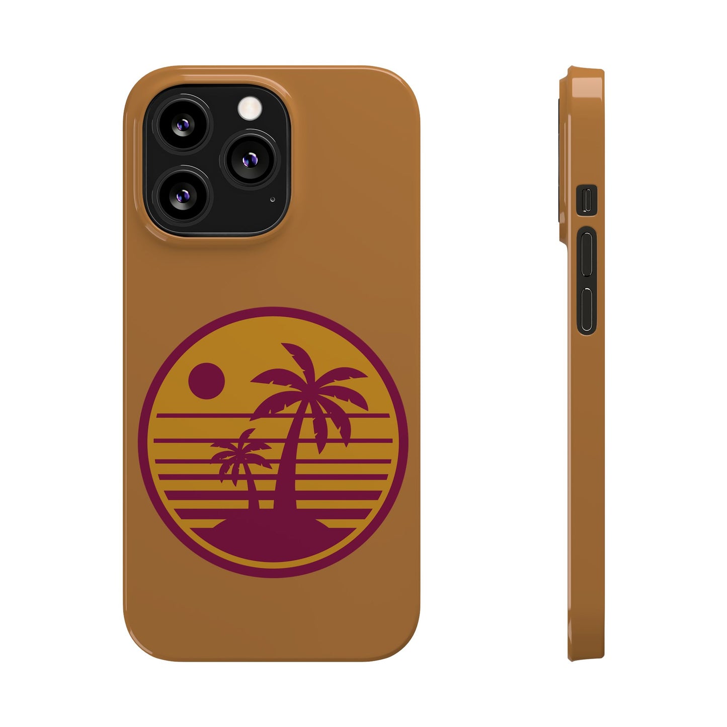 Retro Sunset Palm Tree Slim Phone Case, Summer Vibes, Beach Lover Gift, Tropical Phone Accessory, Perfect for Vacations, Travel and [...]