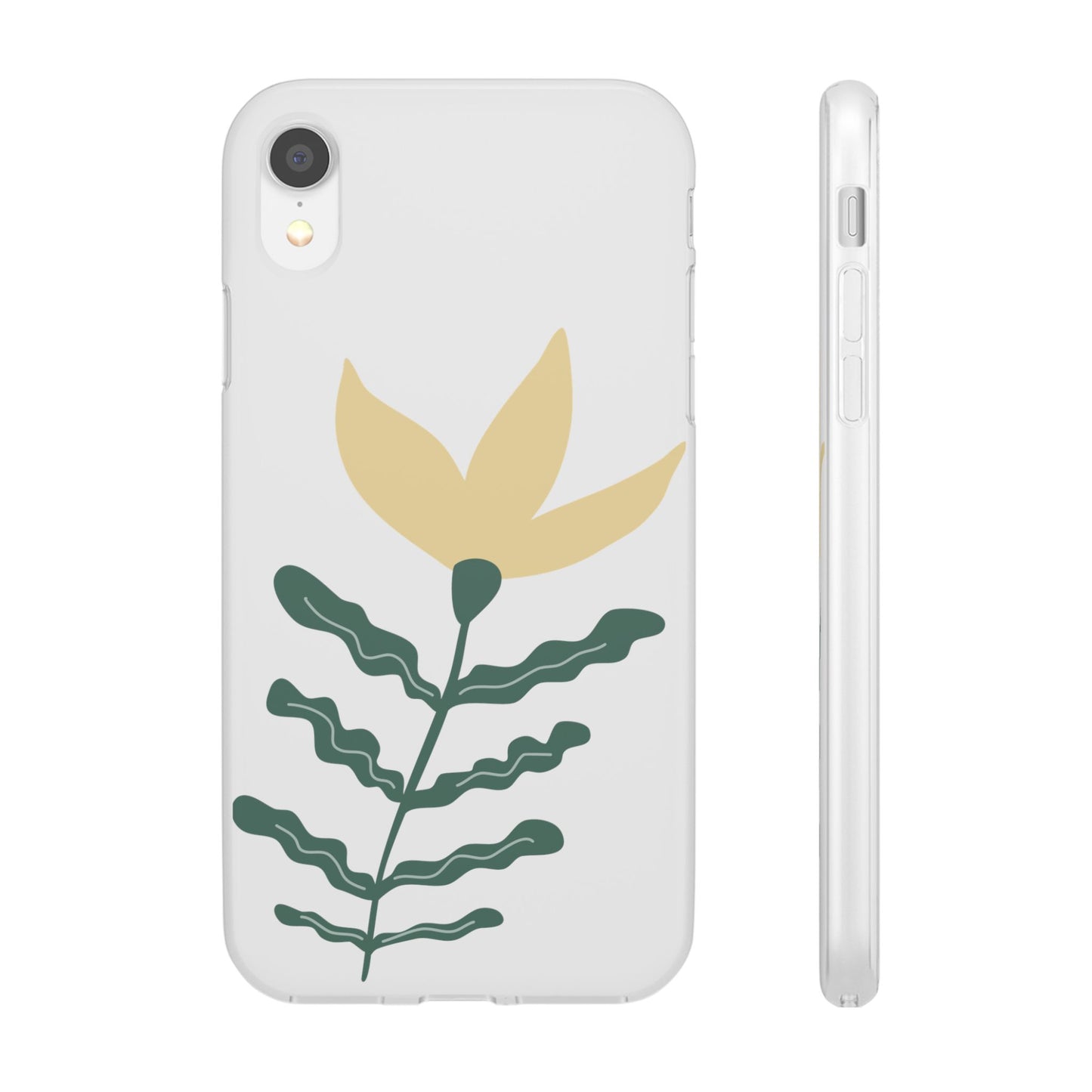 Stylish Floral Flexi Cases, Phone Accessories, Gift Idea, Protective Case, Trendy Phone Cover, Spring Vibes