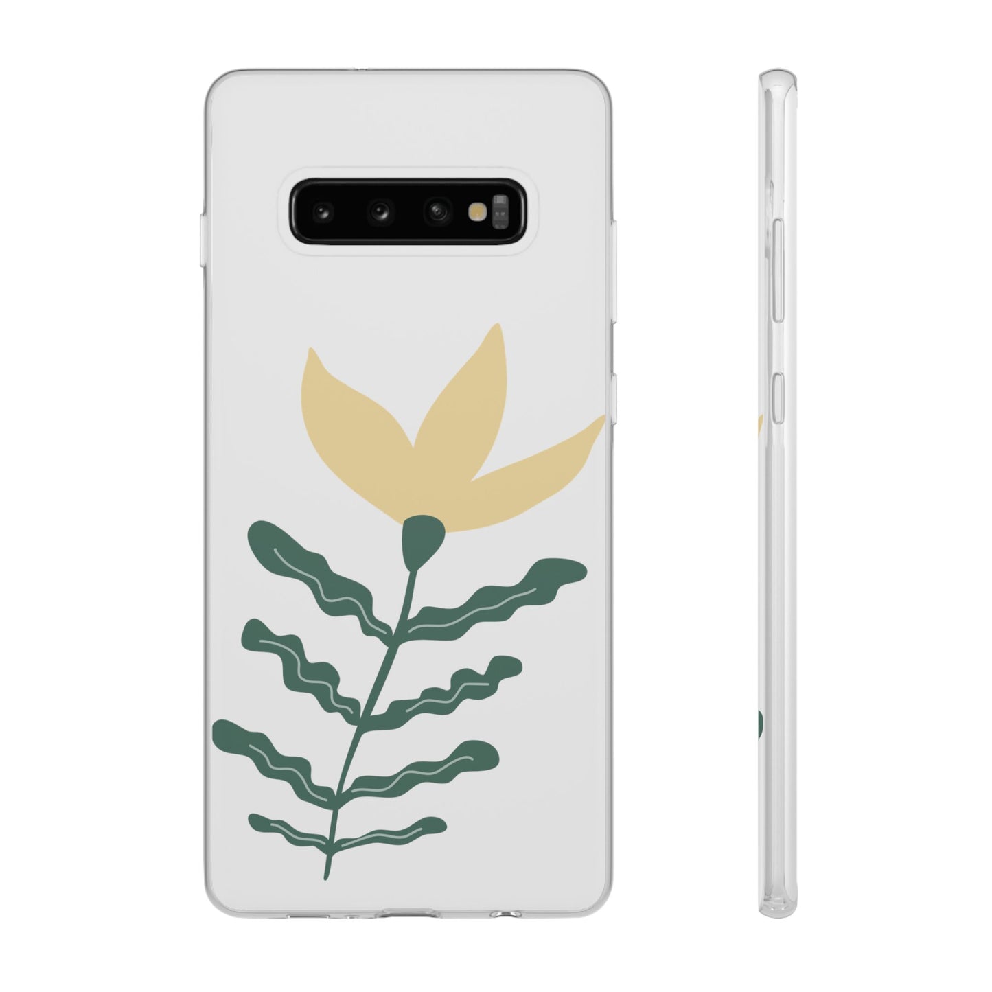 Stylish Floral Flexi Cases, Phone Accessories, Gift Idea, Protective Case, Trendy Phone Cover, Spring Vibes