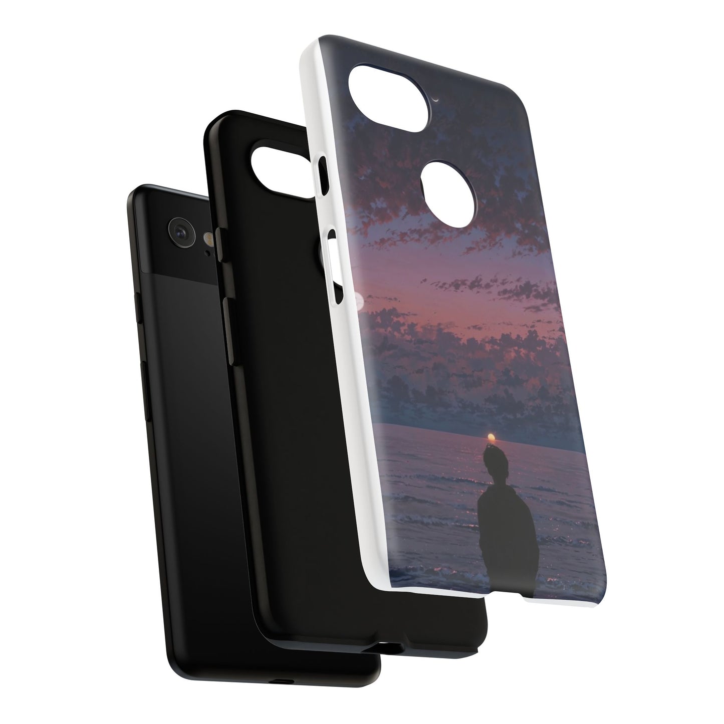 Sunset Ocean Phone Case, Tough Cases, Unique Cell Phone Cover, Artistic Phone Accessories, Gift for Her, Nature Inspired Case