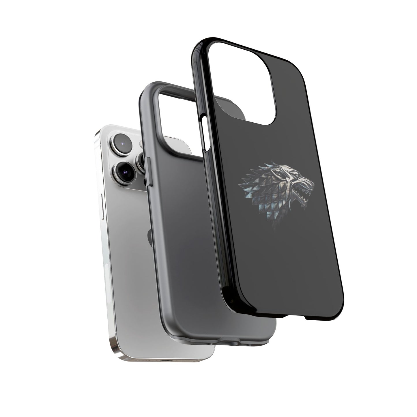 Game of Thrones Wolf Phone Case, Durable iPhone Cover, Tough Cases for Fans, Gift for Geeks, Cool Accessories, Custom Phone Cases