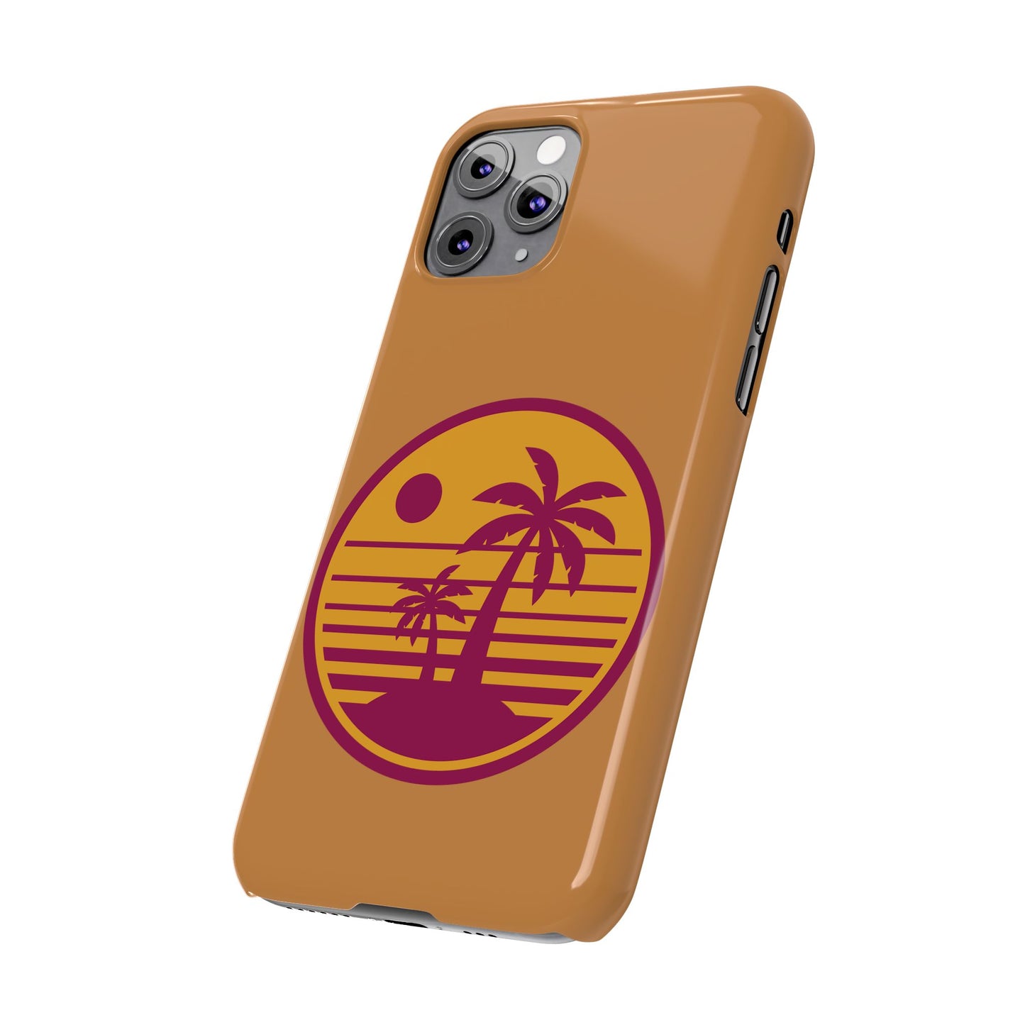 Retro Sunset Palm Tree Slim Phone Case, Summer Vibes, Beach Lover Gift, Tropical Phone Accessory, Perfect for Vacations, Travel and [...]