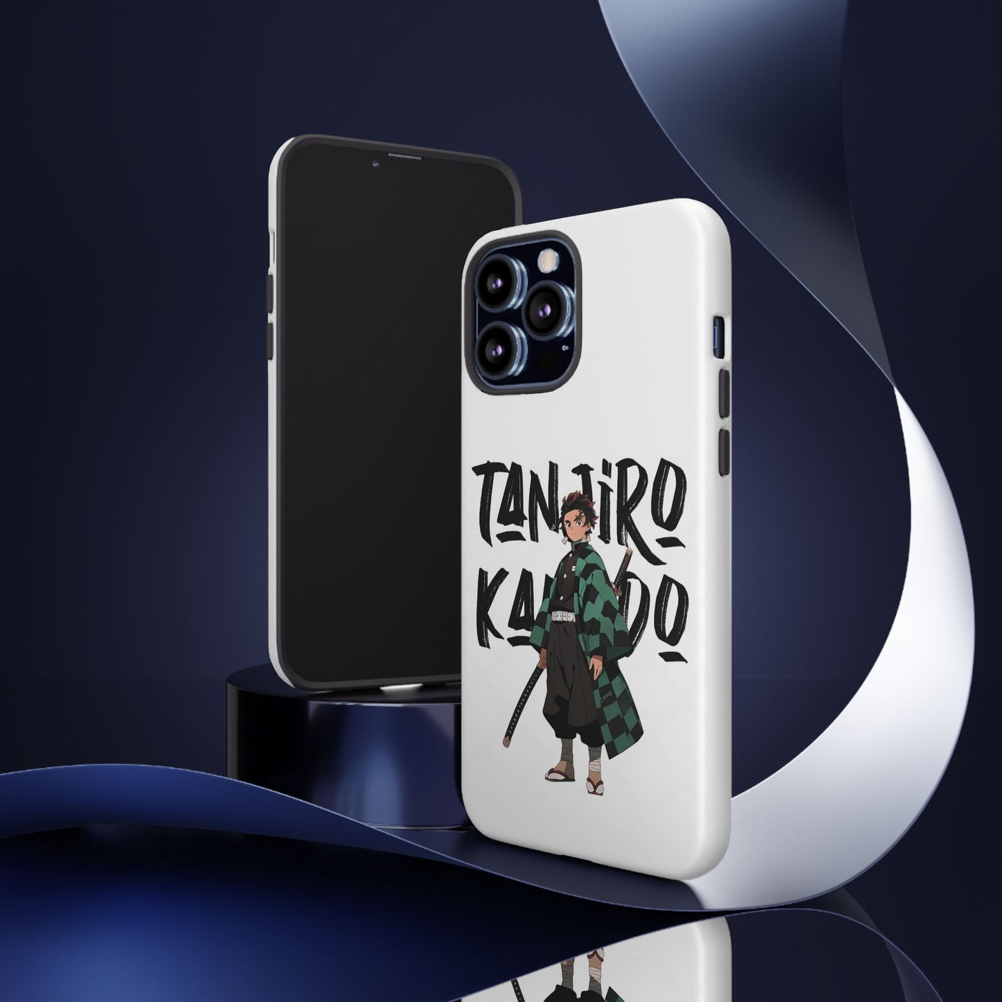 Demon Slayer Phone Case featuring Tanjiro Kamado | Tough Cases, Anime Phone Cover, Unique Gift for Fans, Mobile Accessory, Geeky Merchandise