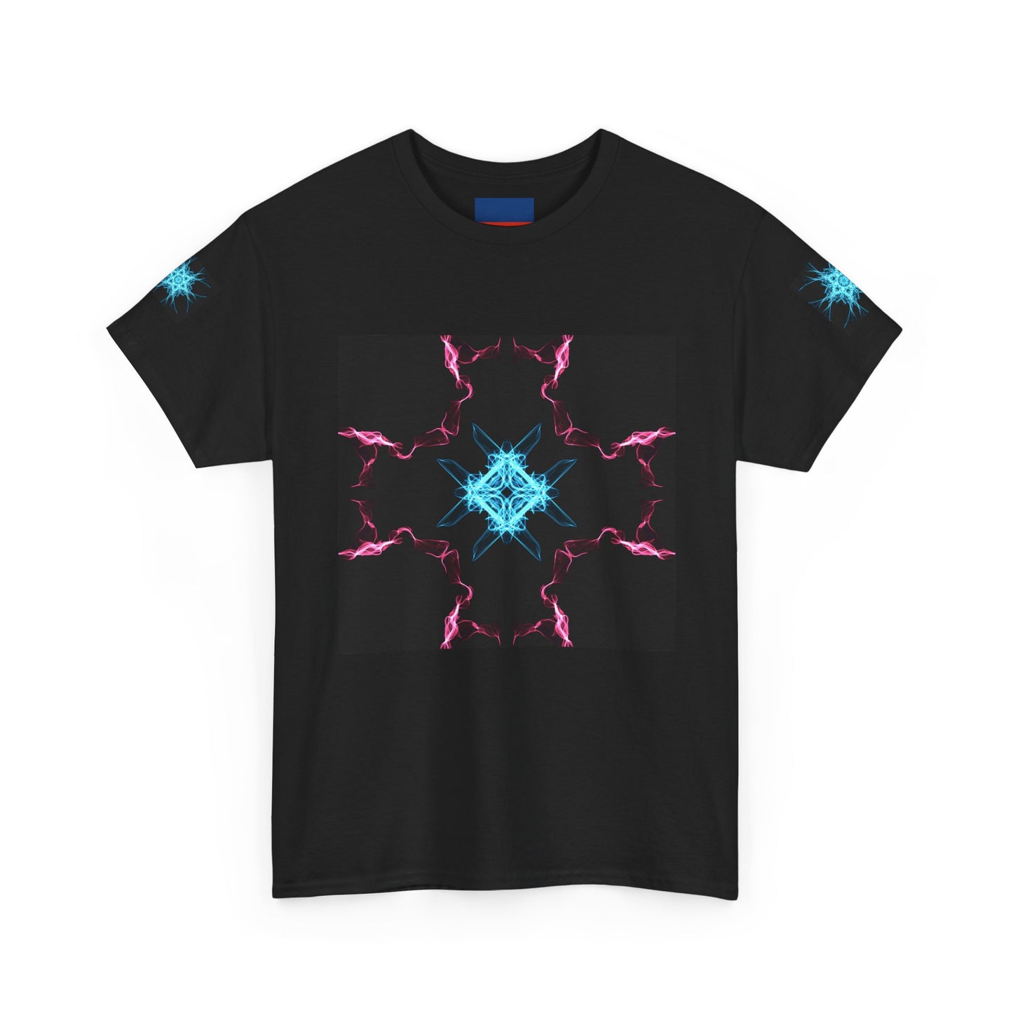 Kaleidoscope Graphic Tee | Unisex Heavy Cotton Tee with Vibrant Design | Perfect for Casual Wear, Gifts, Festivals, Everyday Style