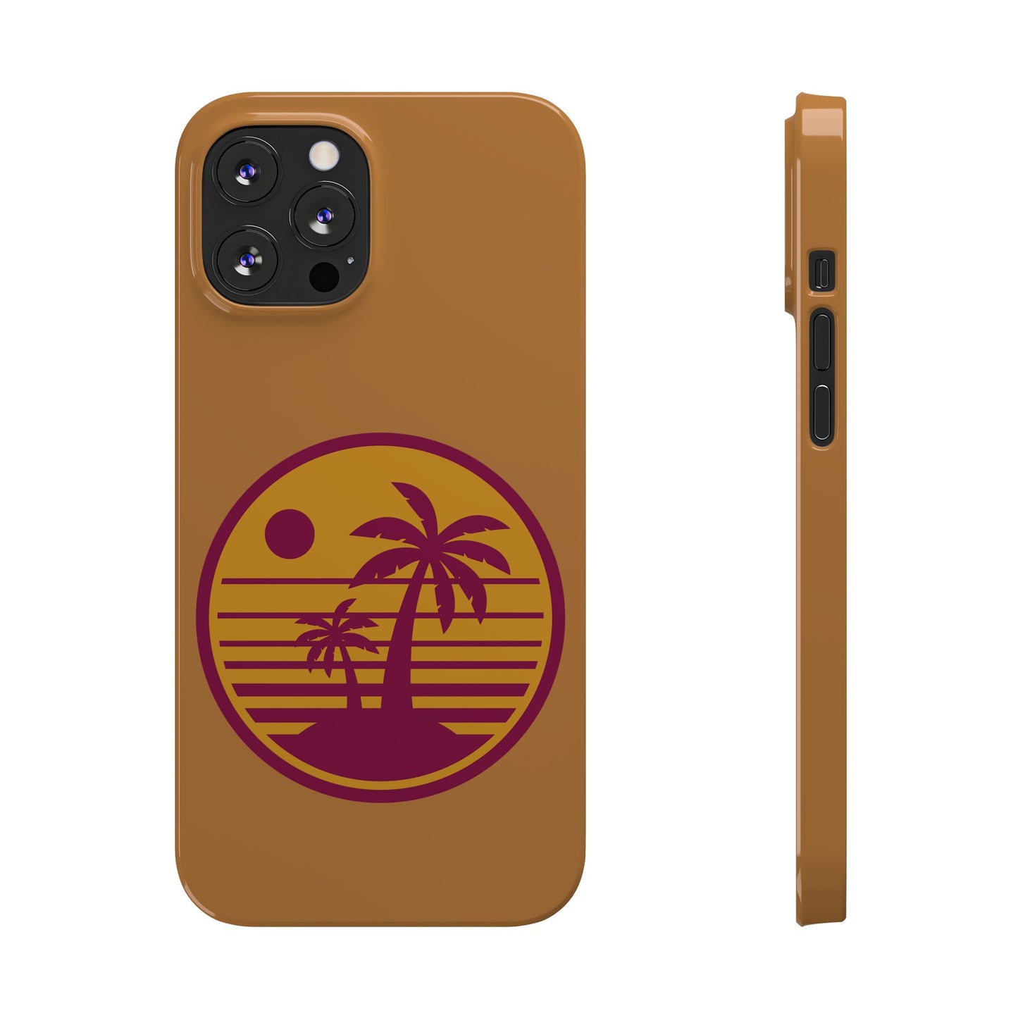 Retro Sunset Palm Tree Slim Phone Case, Summer Vibes, Beach Lover Gift, Tropical Phone Accessory, Perfect for Vacations, Travel and [...]