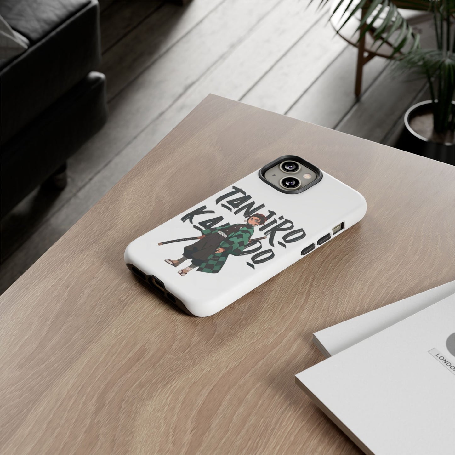 Demon Slayer Phone Case featuring Tanjiro Kamado | Tough Cases, Anime Phone Cover, Unique Gift for Fans, Mobile Accessory, Geeky Merchandise