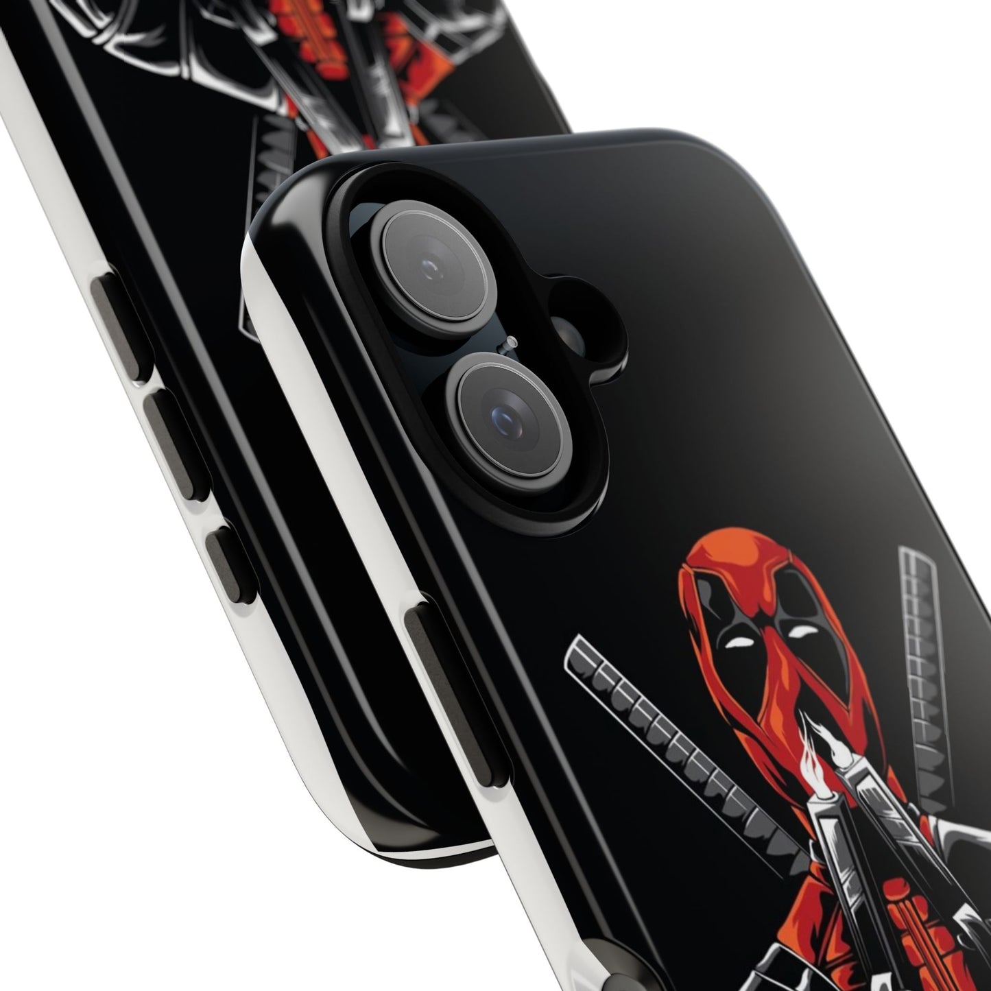 Deadpool Tough Phone Case, Durable Cover for Marvel Fans, Gift for Superhero Lovers, Unique Holiday Present, Geeky Accessories