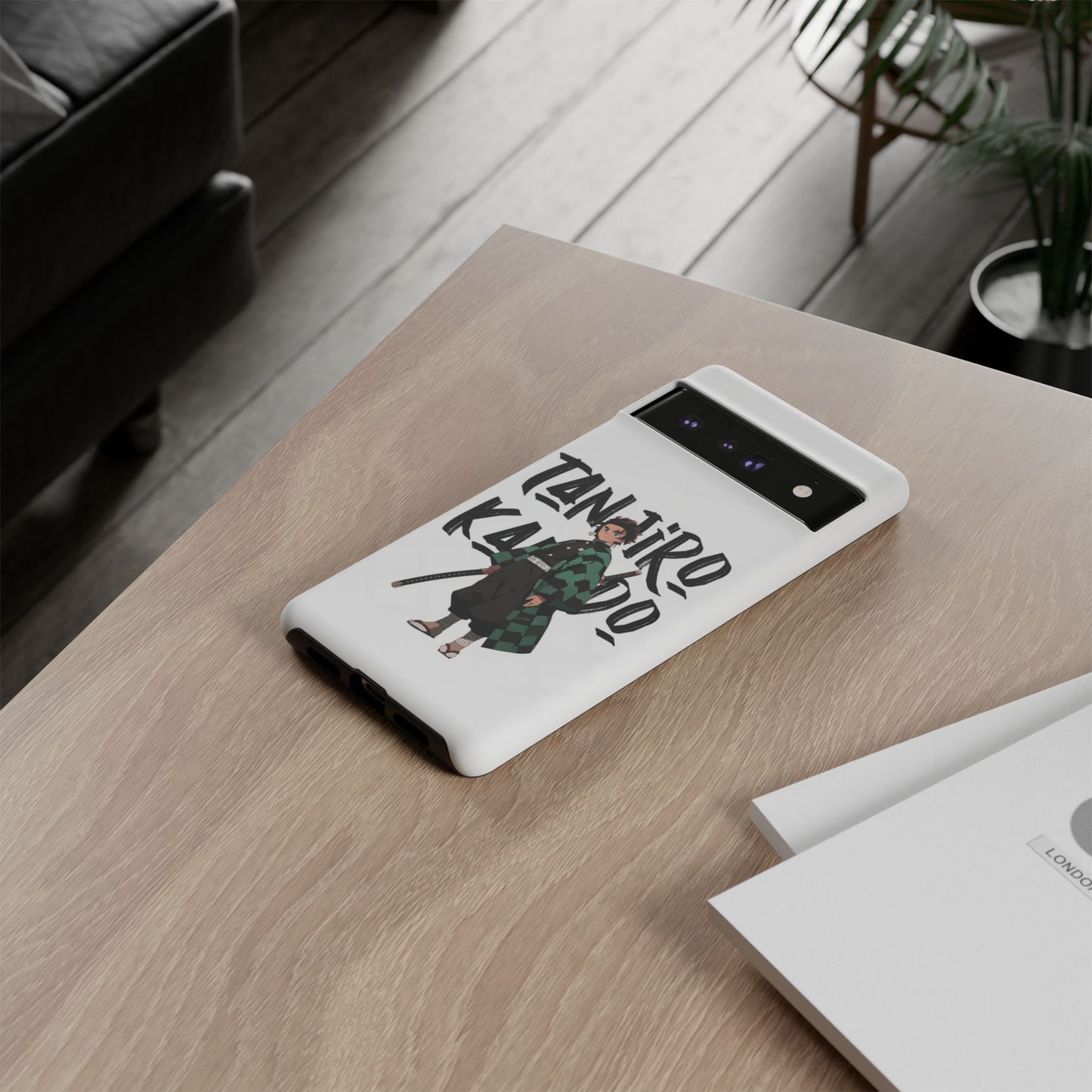 Demon Slayer Phone Case featuring Tanjiro Kamado | Tough Cases, Anime Phone Cover, Unique Gift for Fans, Mobile Accessory, Geeky Merchandise