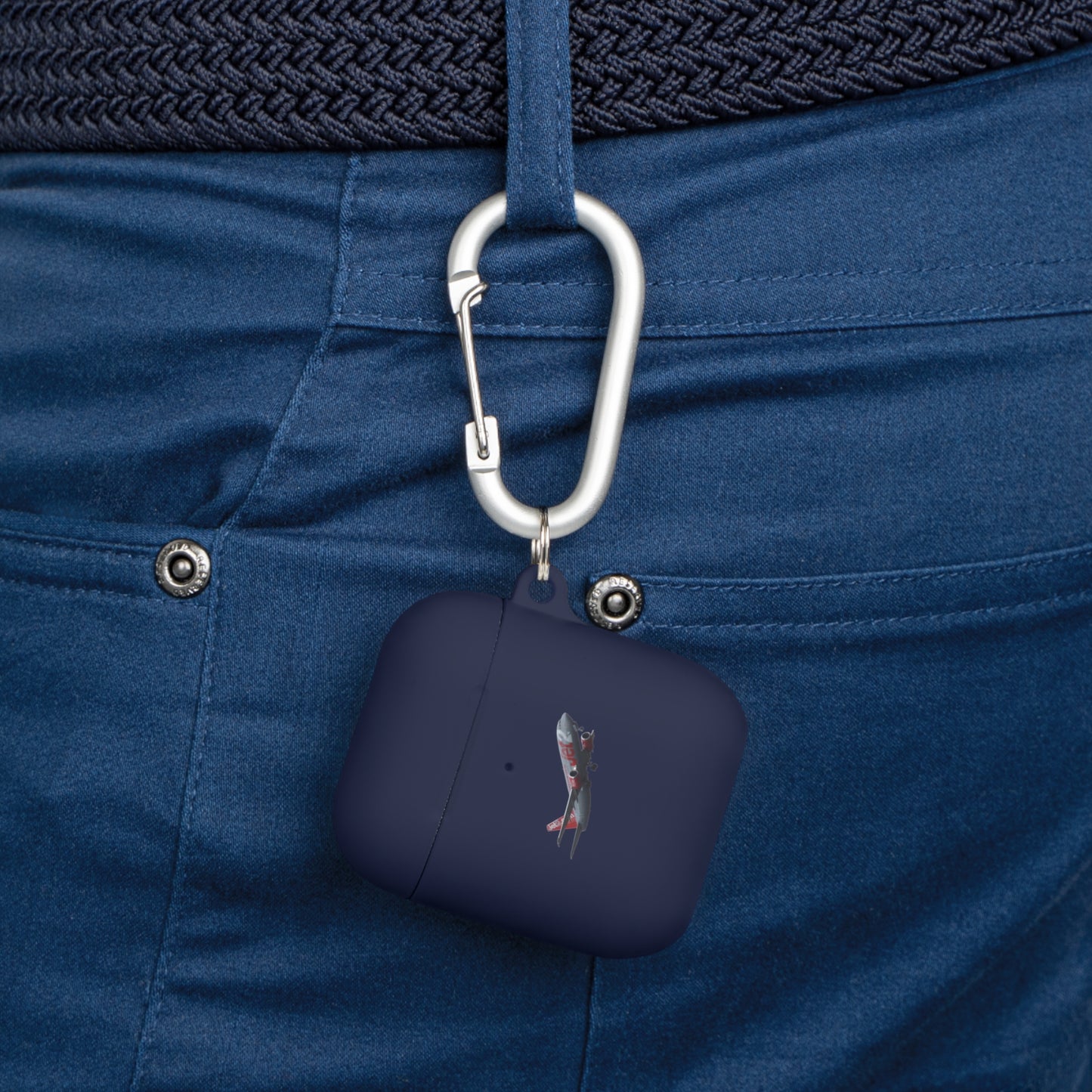 AirPods Case Cover, Travel Accessory, Gift for Music Lovers, AirPods Pro Holder, Airplane Design, Everyday Use