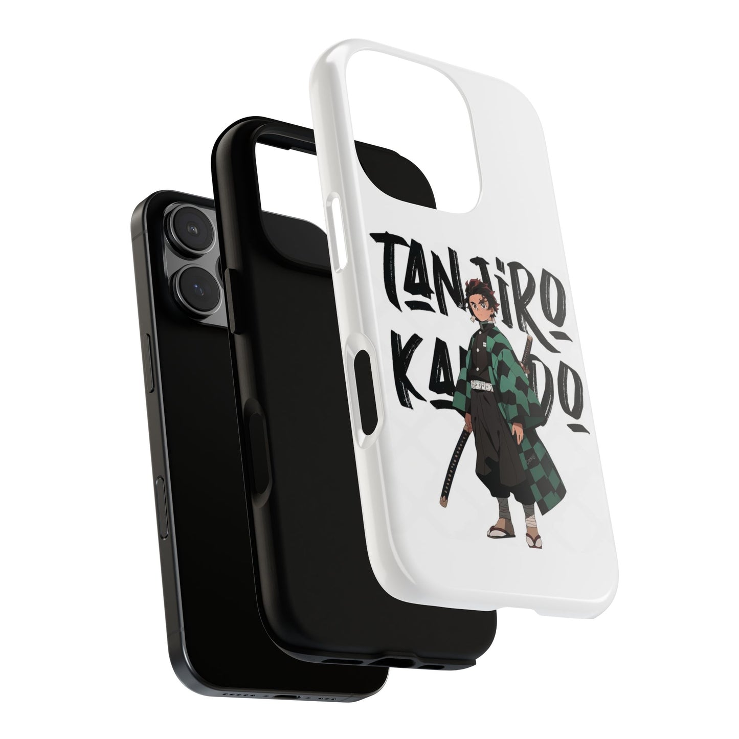Demon Slayer Phone Case featuring Tanjiro Kamado | Tough Cases, Anime Phone Cover, Unique Gift for Fans, Mobile Accessory, Geeky Merchandise