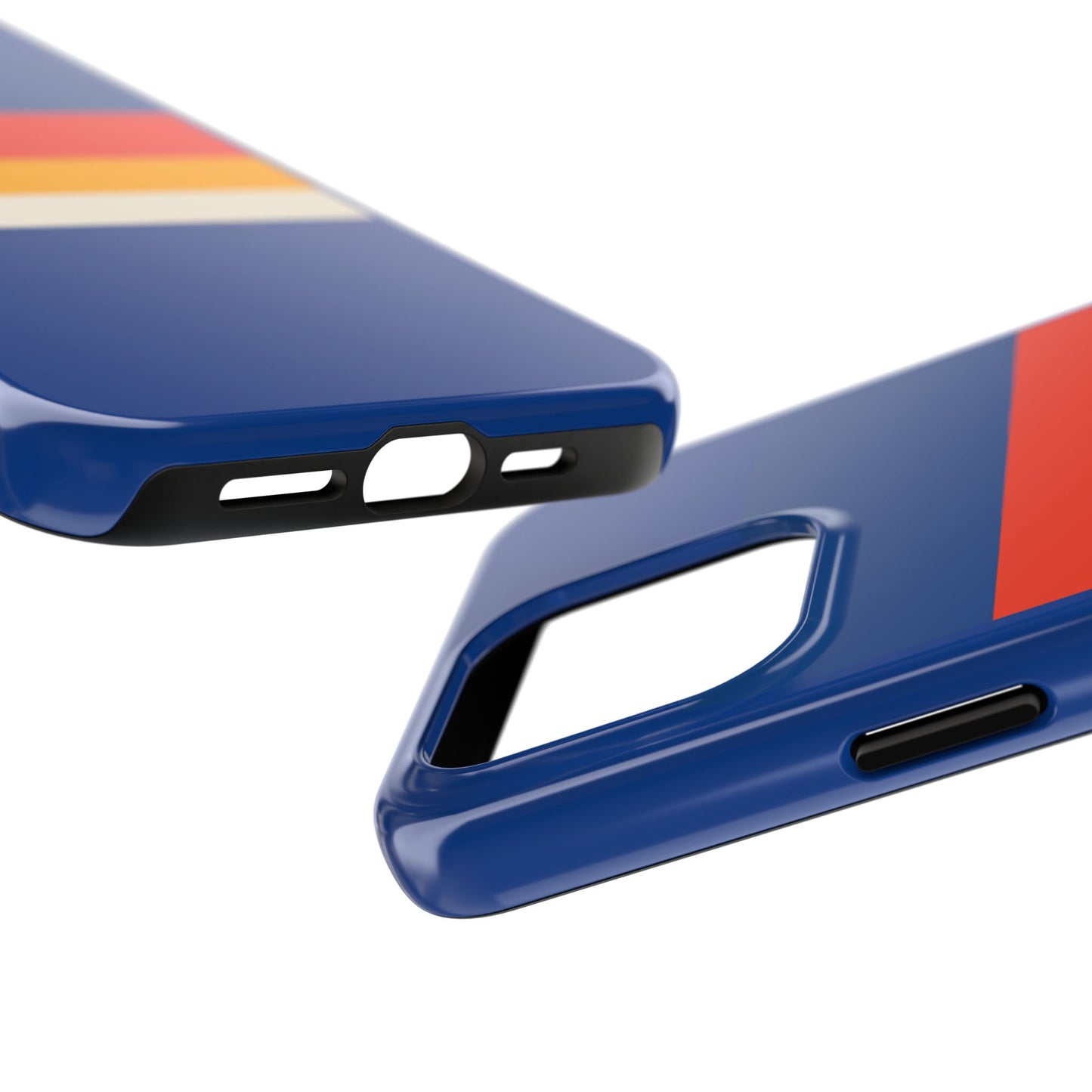 Colorful Tough Phone Cases - Bold Stripes, Durable Protection, Unique Gift for Tech Lovers, Customizable Phone Accessories, Everyday Use