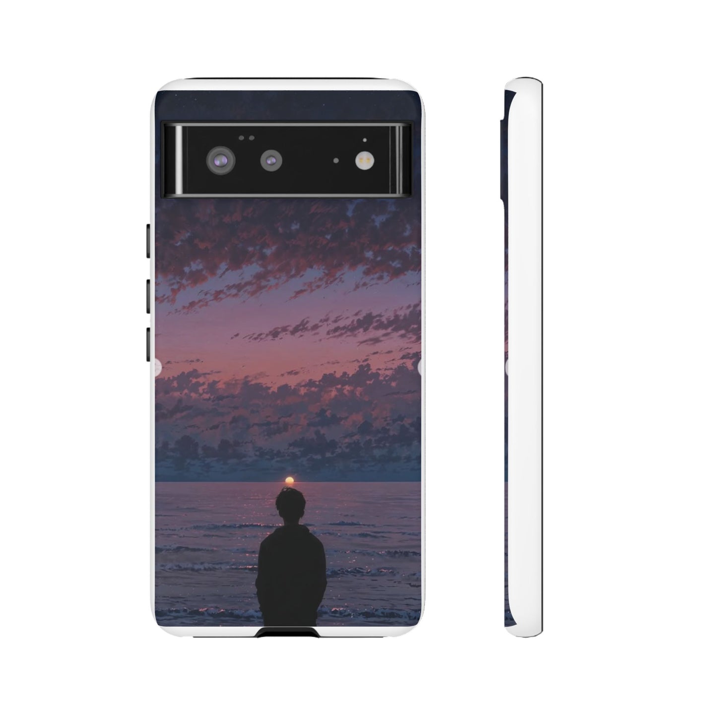 Sunset Ocean Phone Case, Tough Cases, Unique Cell Phone Cover, Artistic Phone Accessories, Gift for Her, Nature Inspired Case