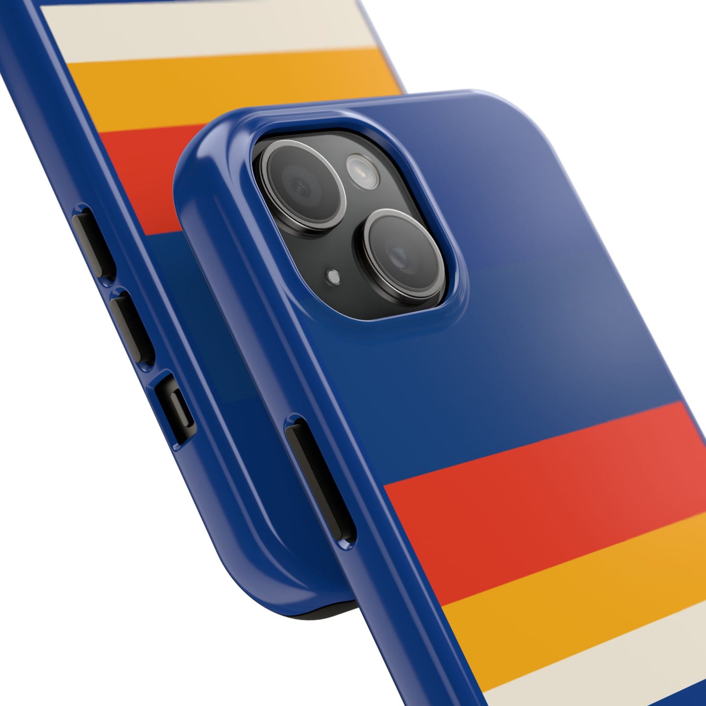 Colorful Tough Phone Cases - Bold Stripes, Durable Protection, Unique Gift for Tech Lovers, Customizable Phone Accessories, Everyday Use