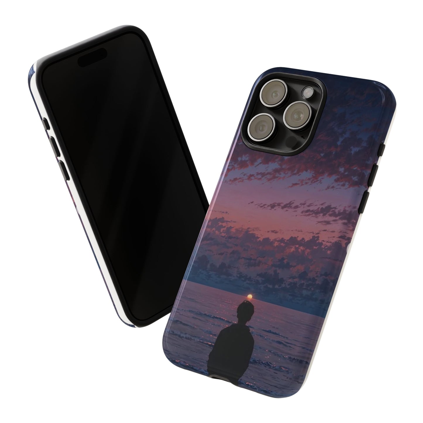 Sunset Ocean Phone Case, Tough Cases, Unique Cell Phone Cover, Artistic Phone Accessories, Gift for Her, Nature Inspired Case