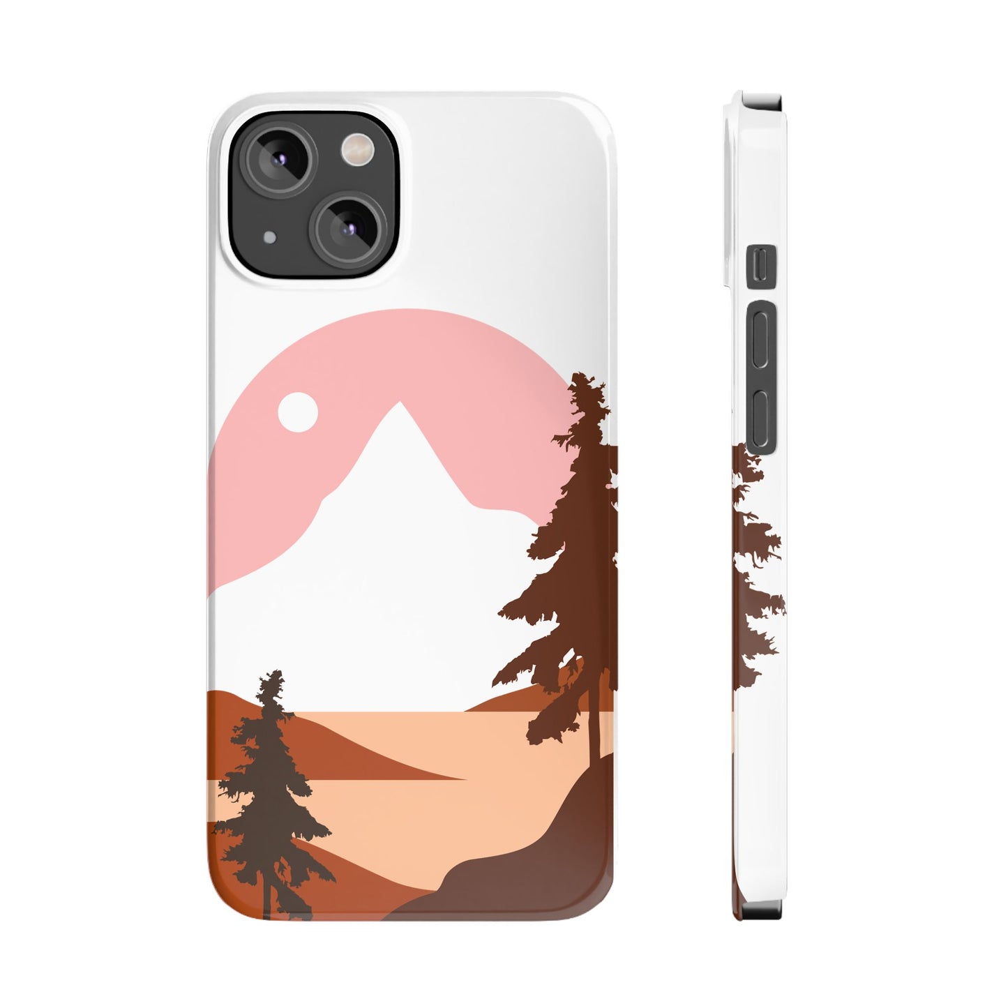 Stylish Mountain Landscape Slim Phone Case, Nature Lover Gift, Aesthetic Phone Cover, Adventure Travel Accessory, Minimalist Design [...]