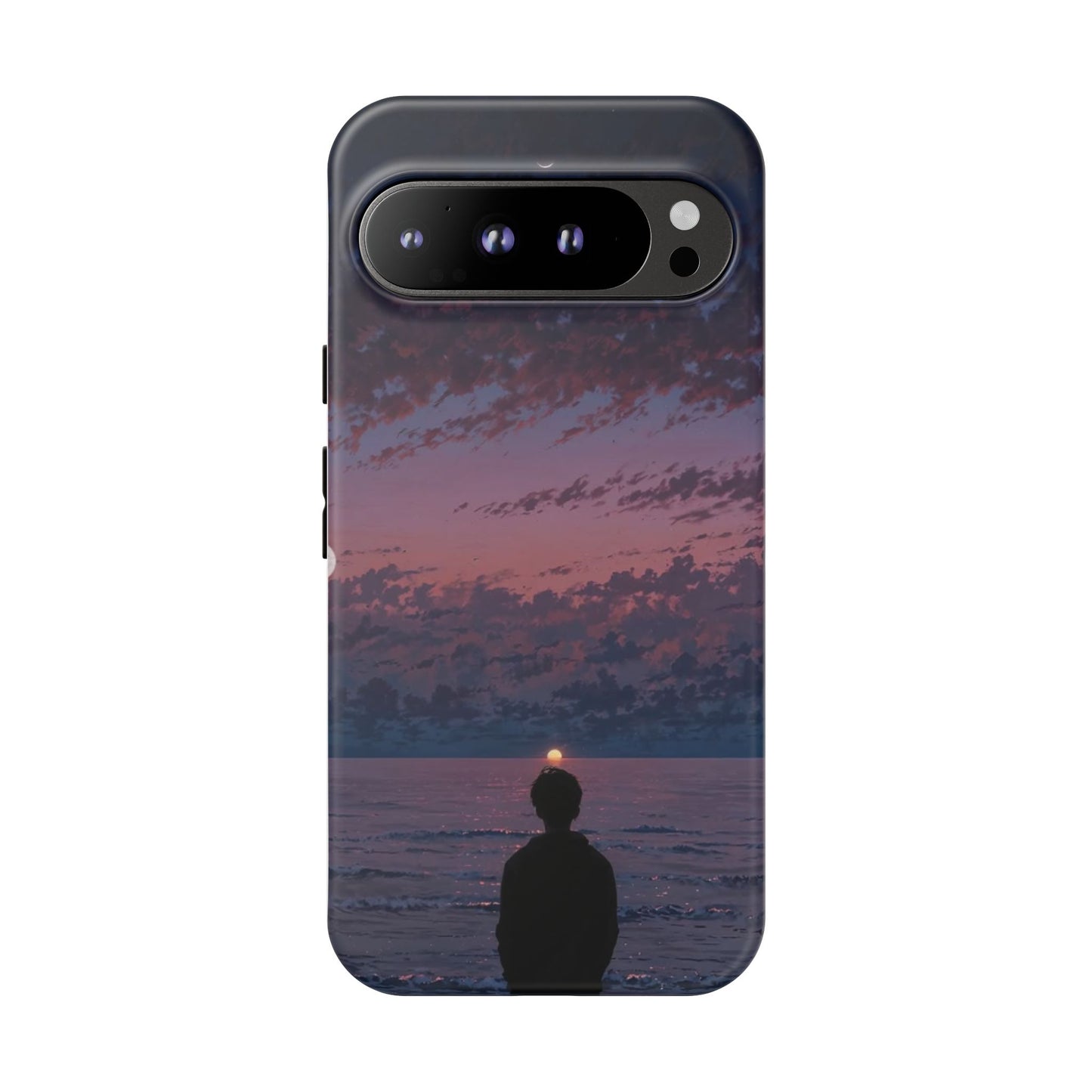 Sunset Ocean Phone Case, Tough Cases, Unique Cell Phone Cover, Artistic Phone Accessories, Gift for Her, Nature Inspired Case